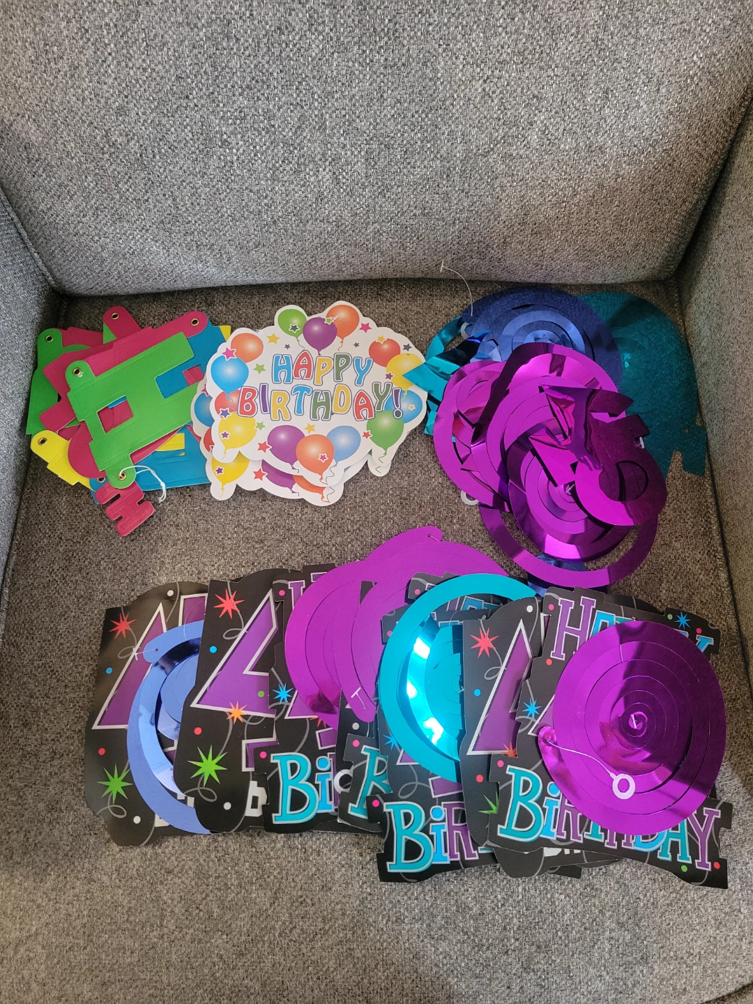 40th Bday Party Decor (All for $5)
