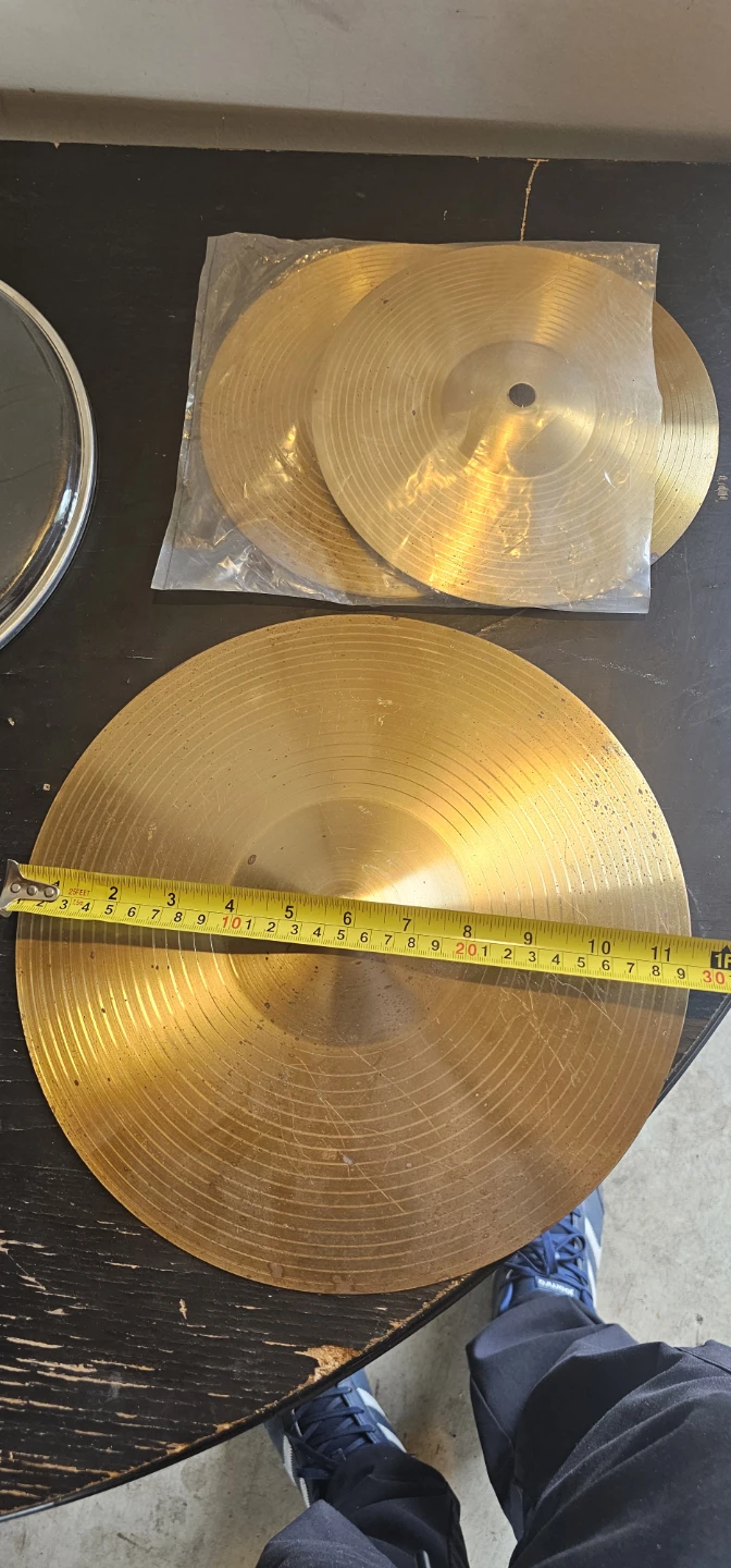 Brass Cymbals (Set of 3) - photo 2