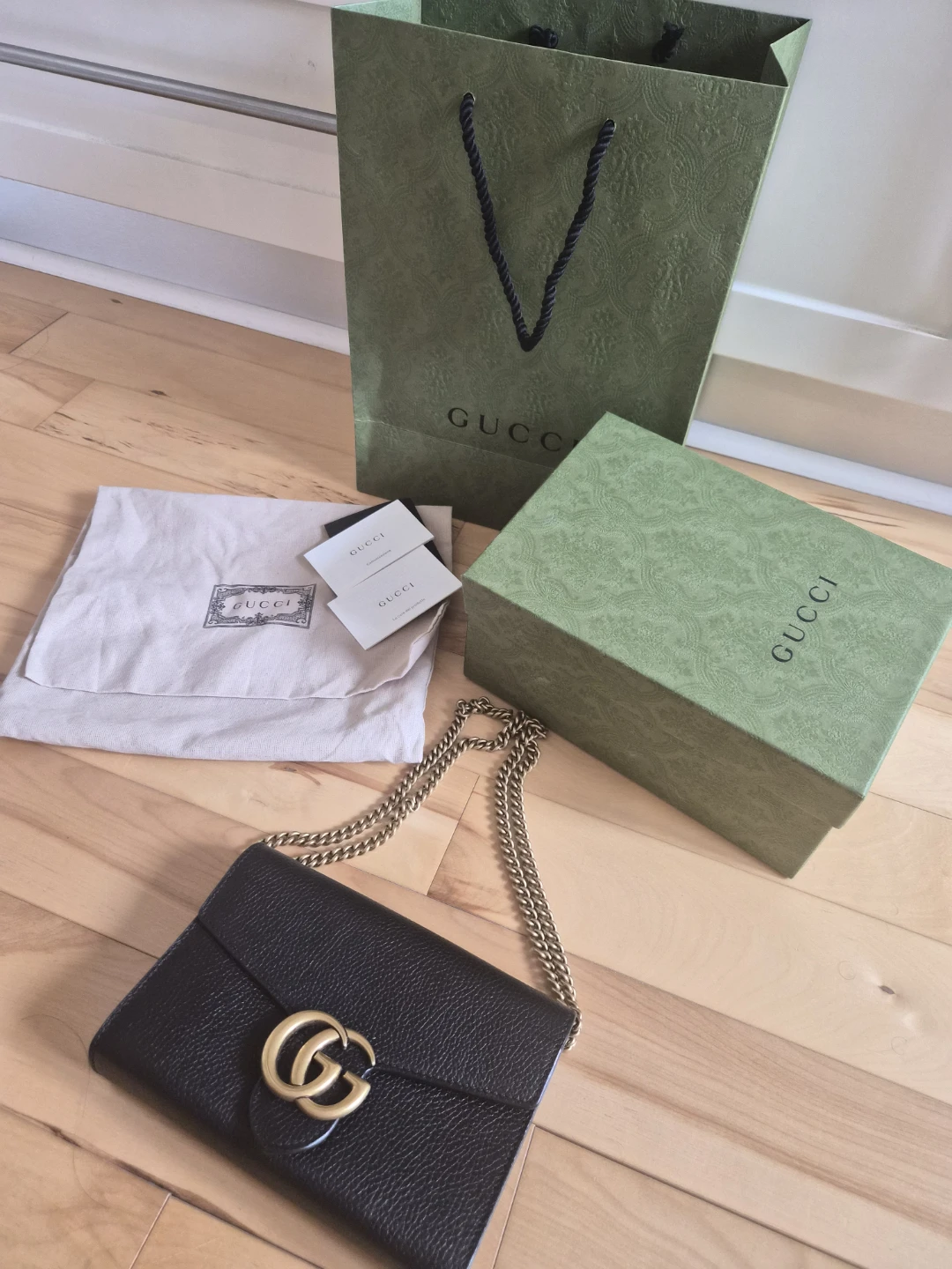 Gucci Marmont Black Leather - photo 3