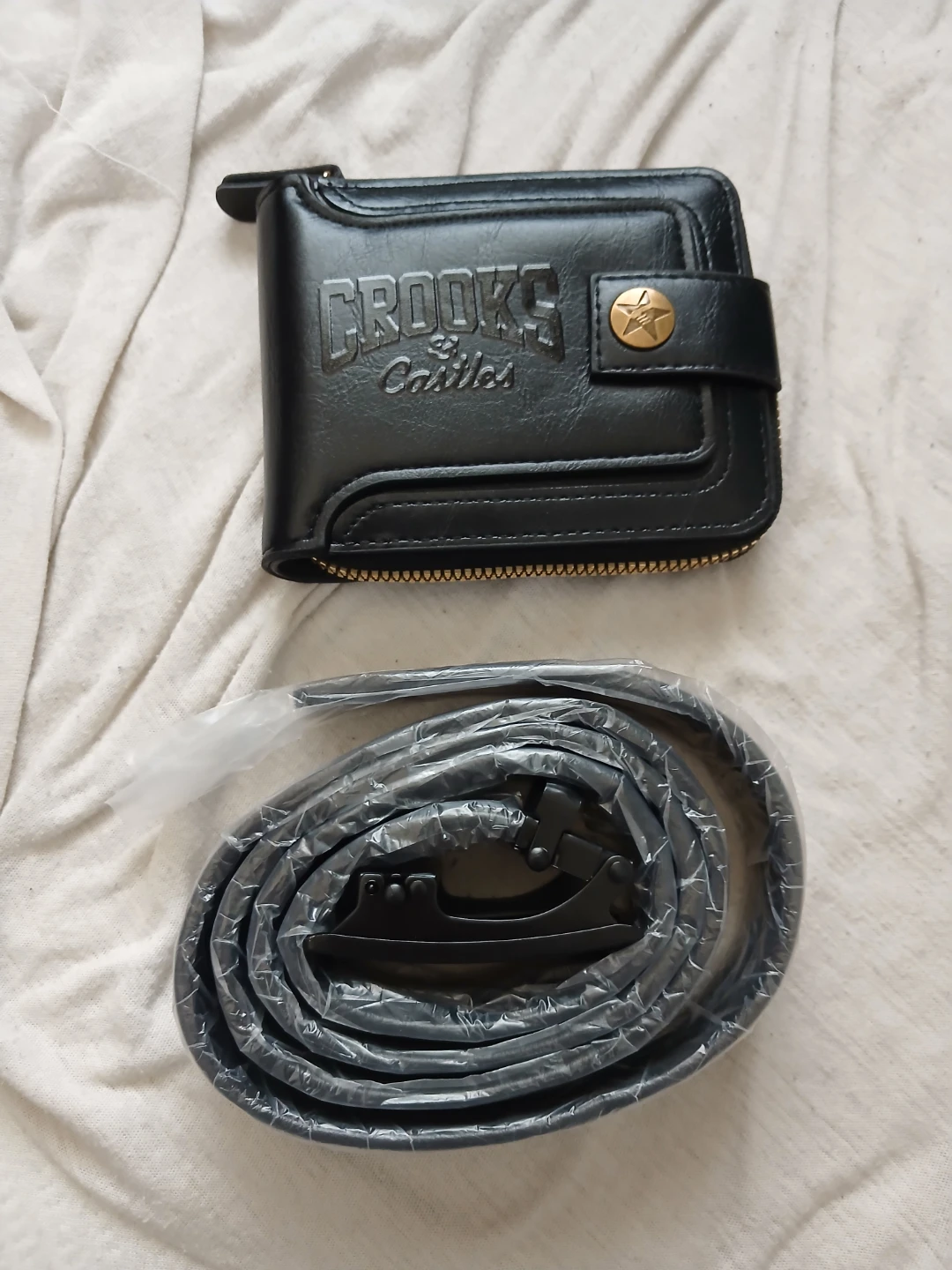 Crooks & Castles Wallet And Belt Set