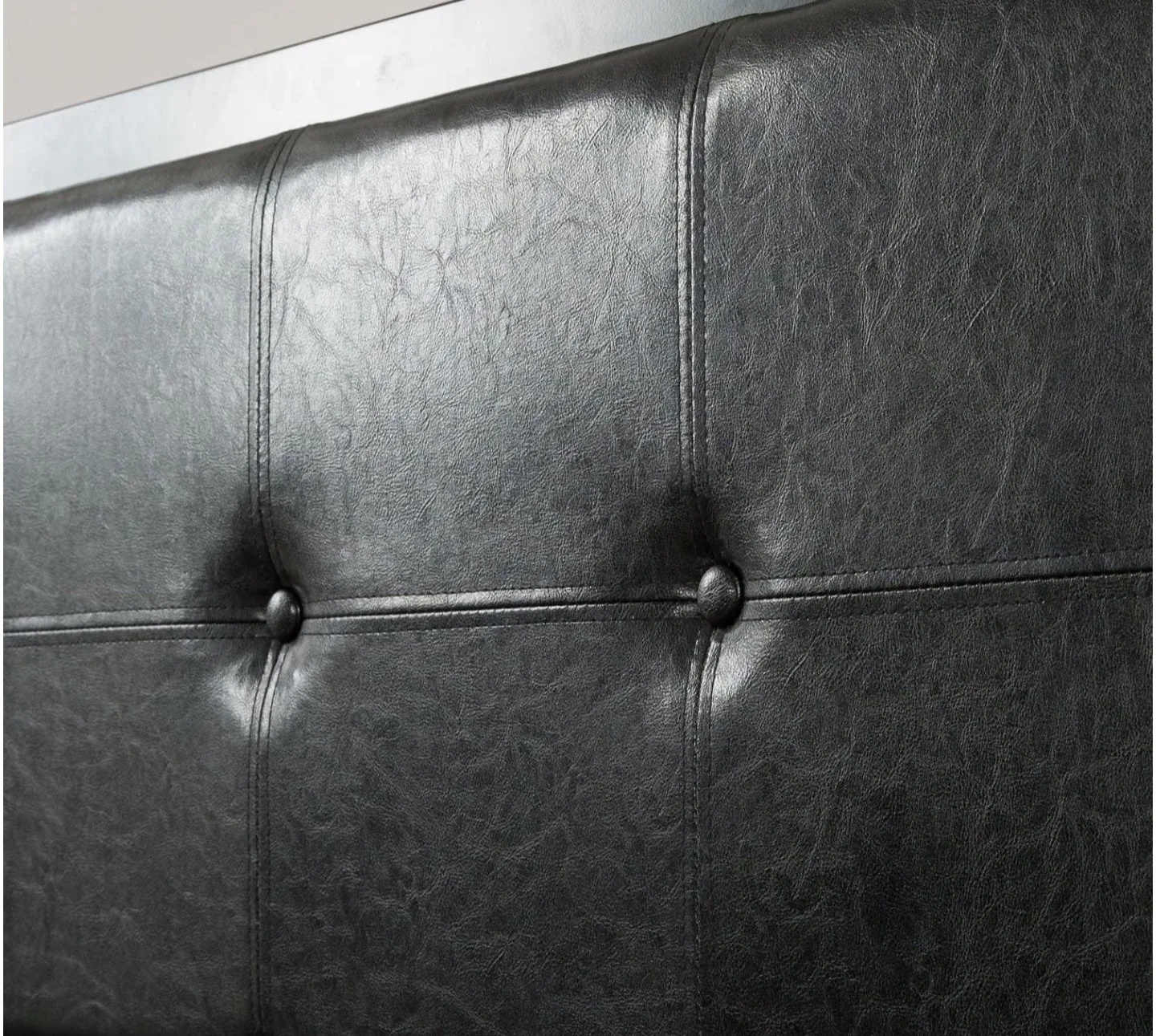 Zinus Cherie Faux Leather Upholstered Platform Bed Frame - photo 2