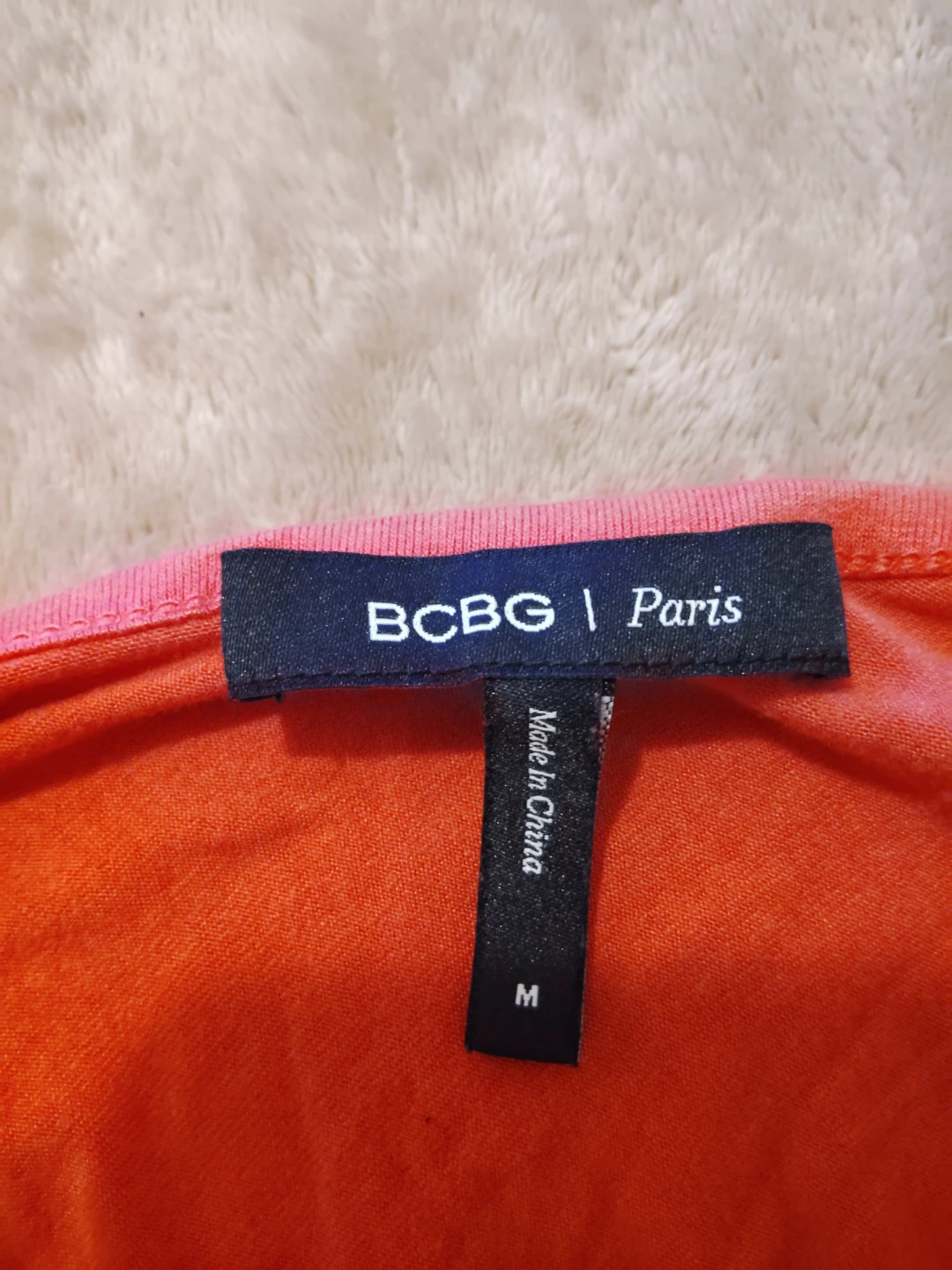BCBG Paris Coral Twist Front Cutout Dress Size M - photo 3