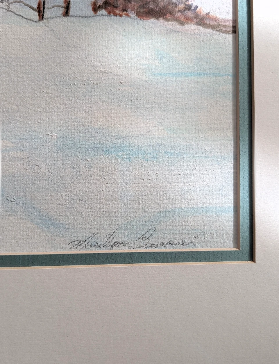 Vintage Original Signed Watercolour - photo 3