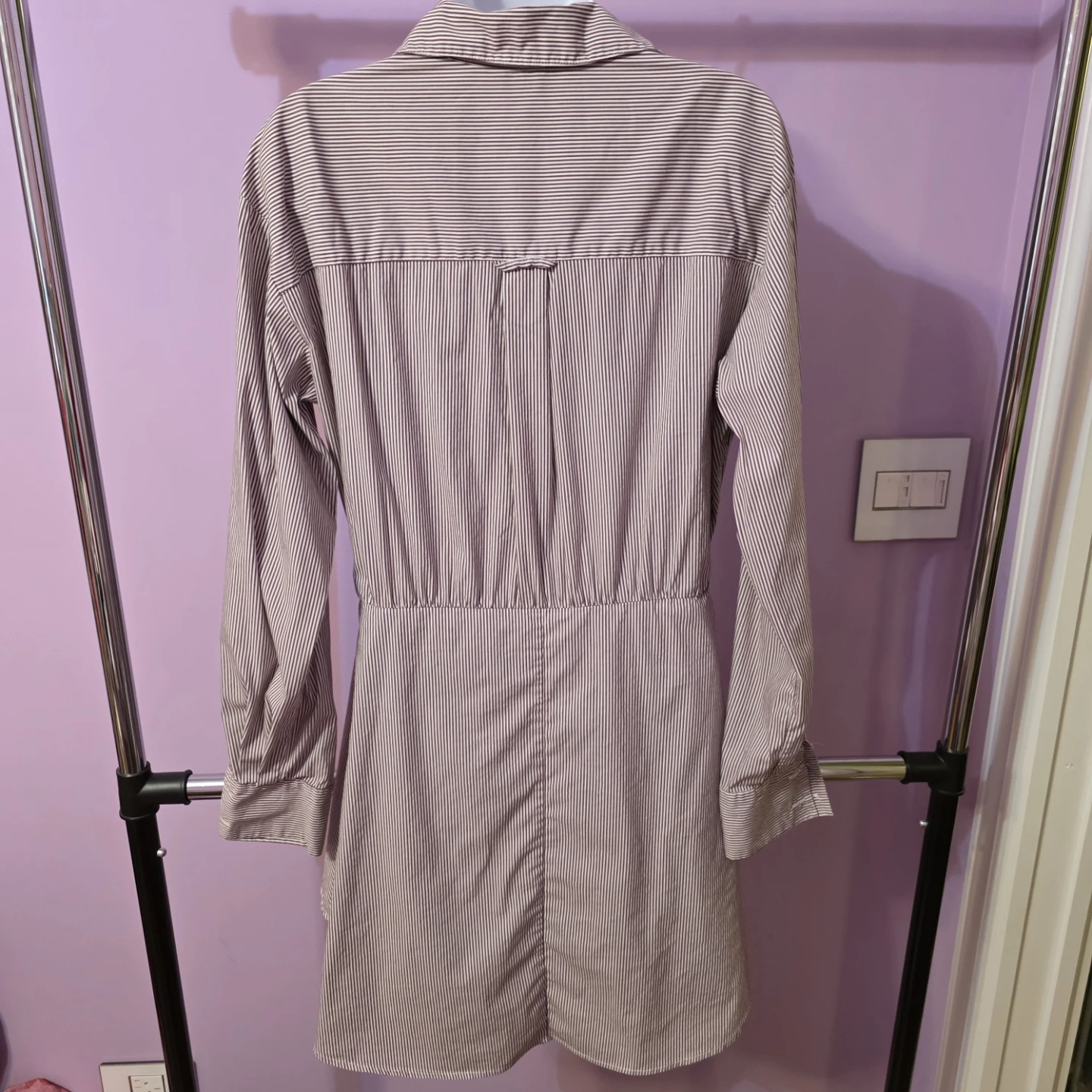 Women's Veronica Beard Striped Shirt Dress Size 6 - photo 2