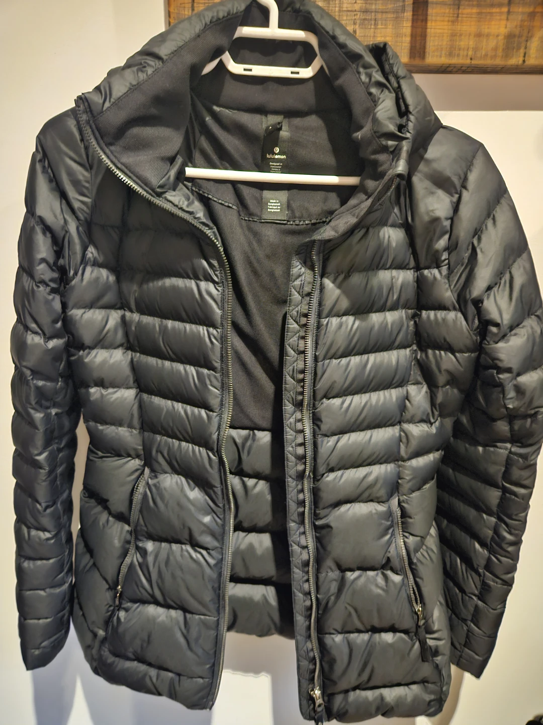 Lululemon Down Puffer Jacket - Black - Size 4