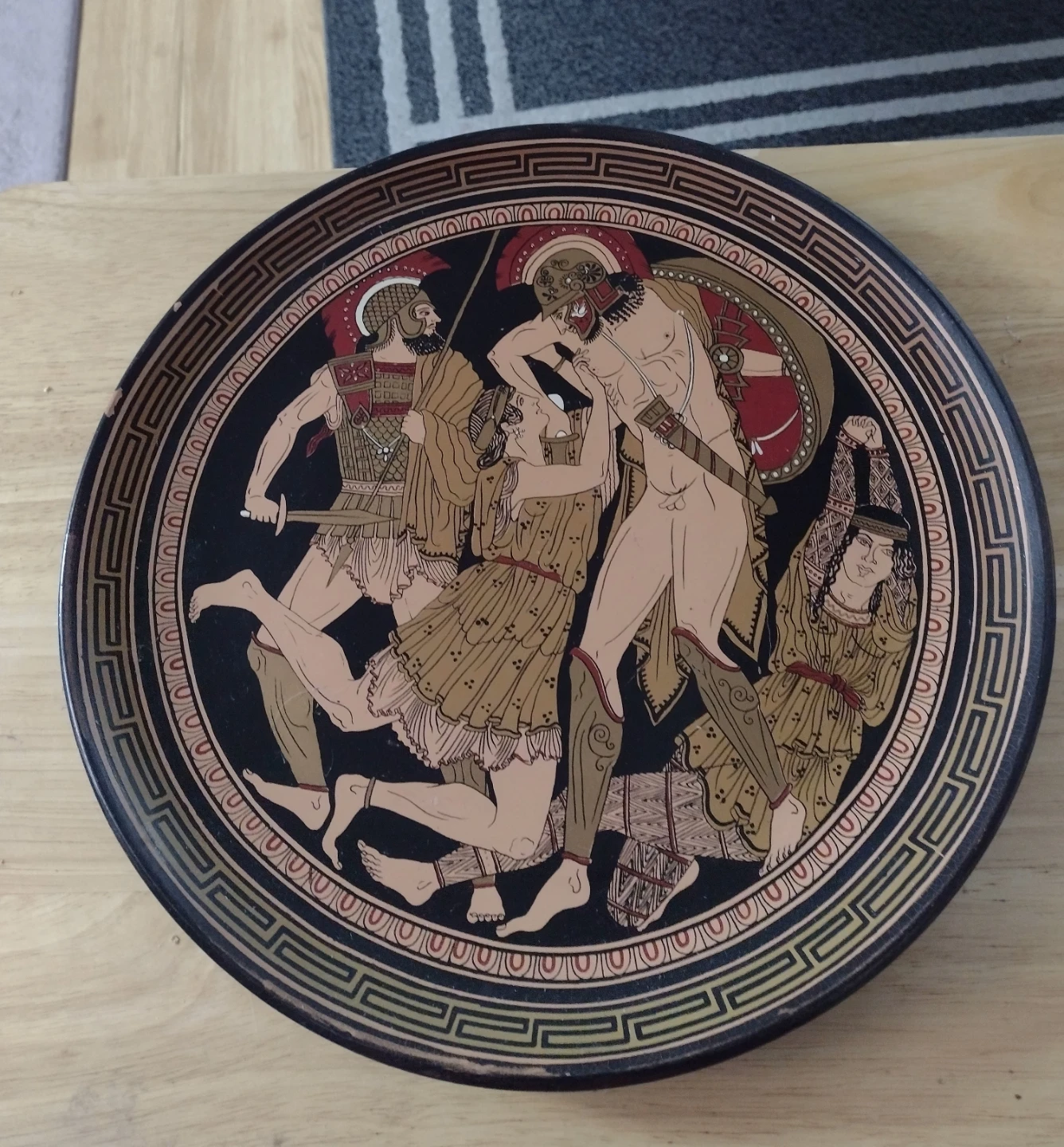 Decorative Plate - Ancient Greek Scene