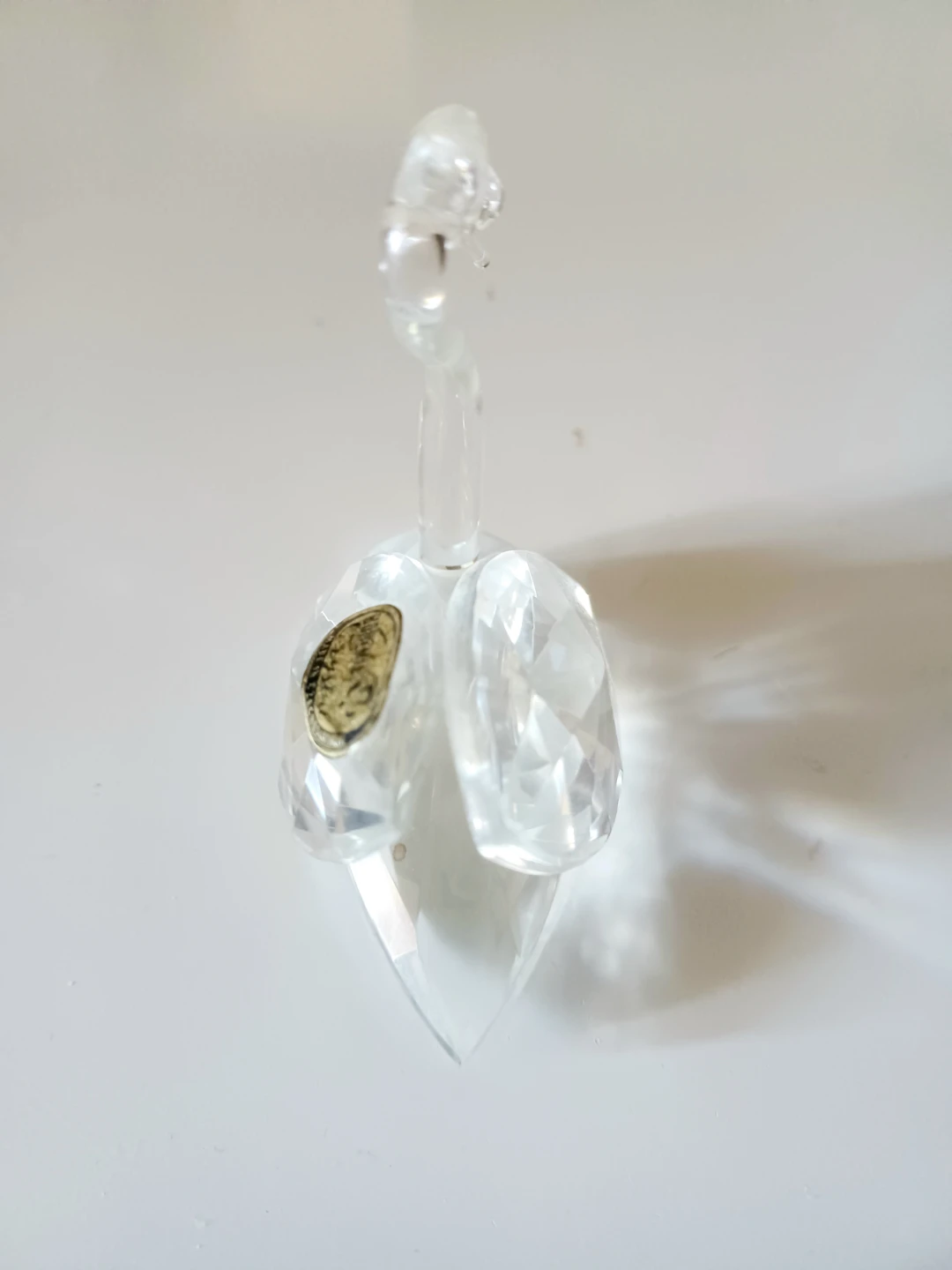 Vtg Bohemia Crystal Swan - photo 2