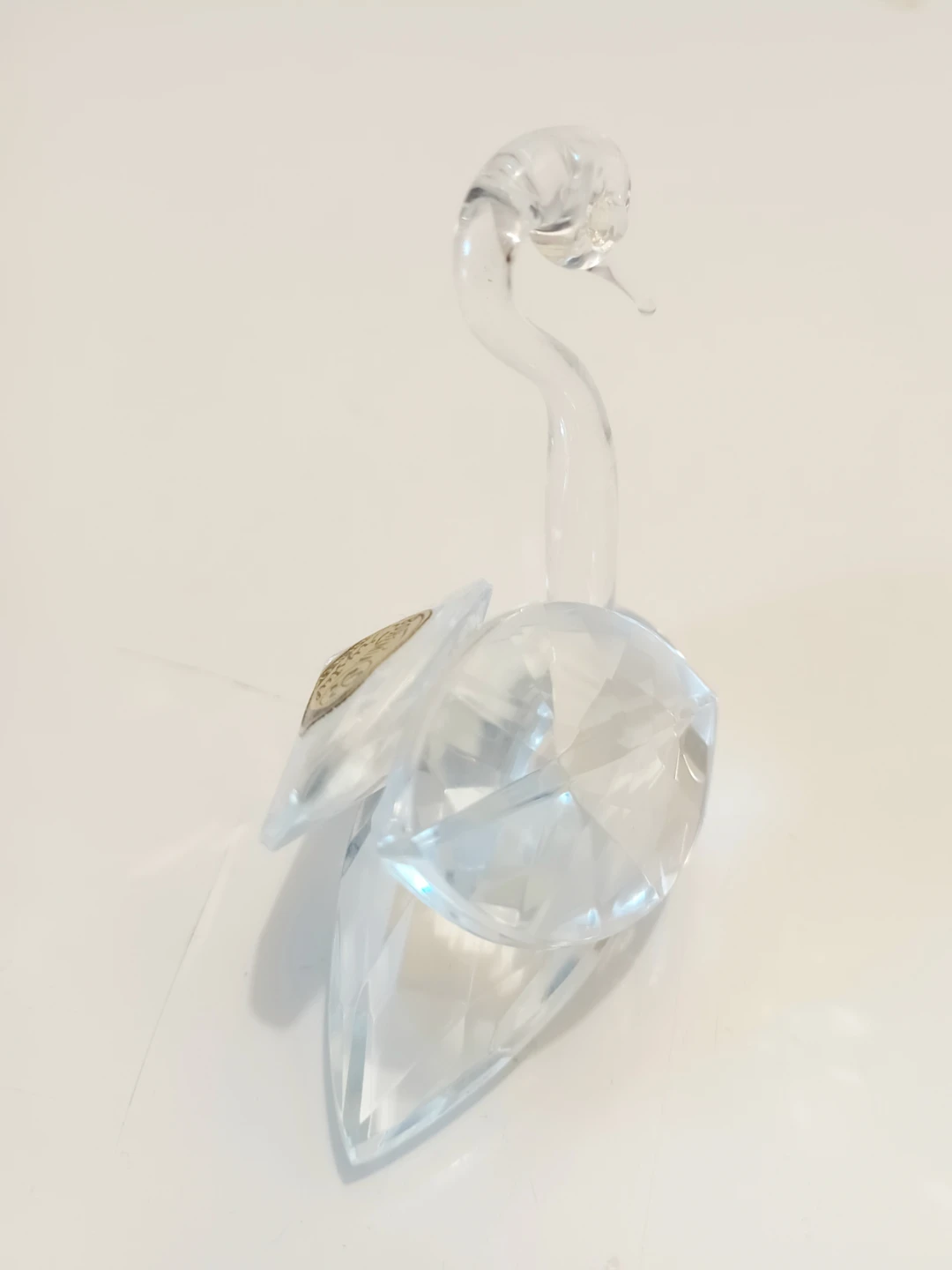 Vtg Bohemia Crystal Swan - photo 3