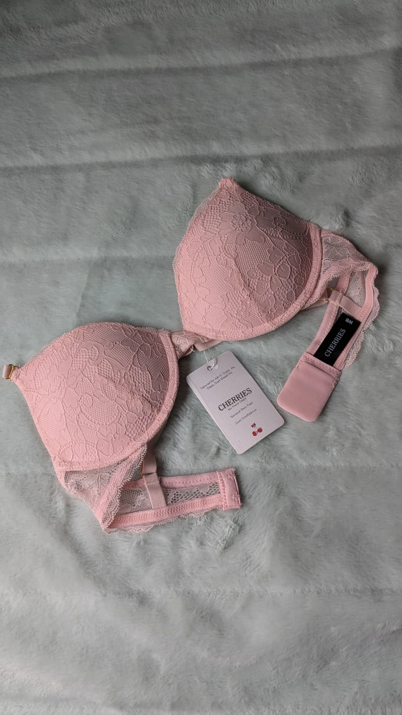 FitCherries 32B Bra: Date Night Lace, Sweet Pink - photo 2