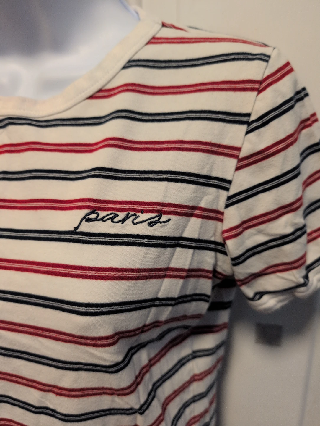 H&M Divided Striped Paris T-Shirt Size Medium - photo 2