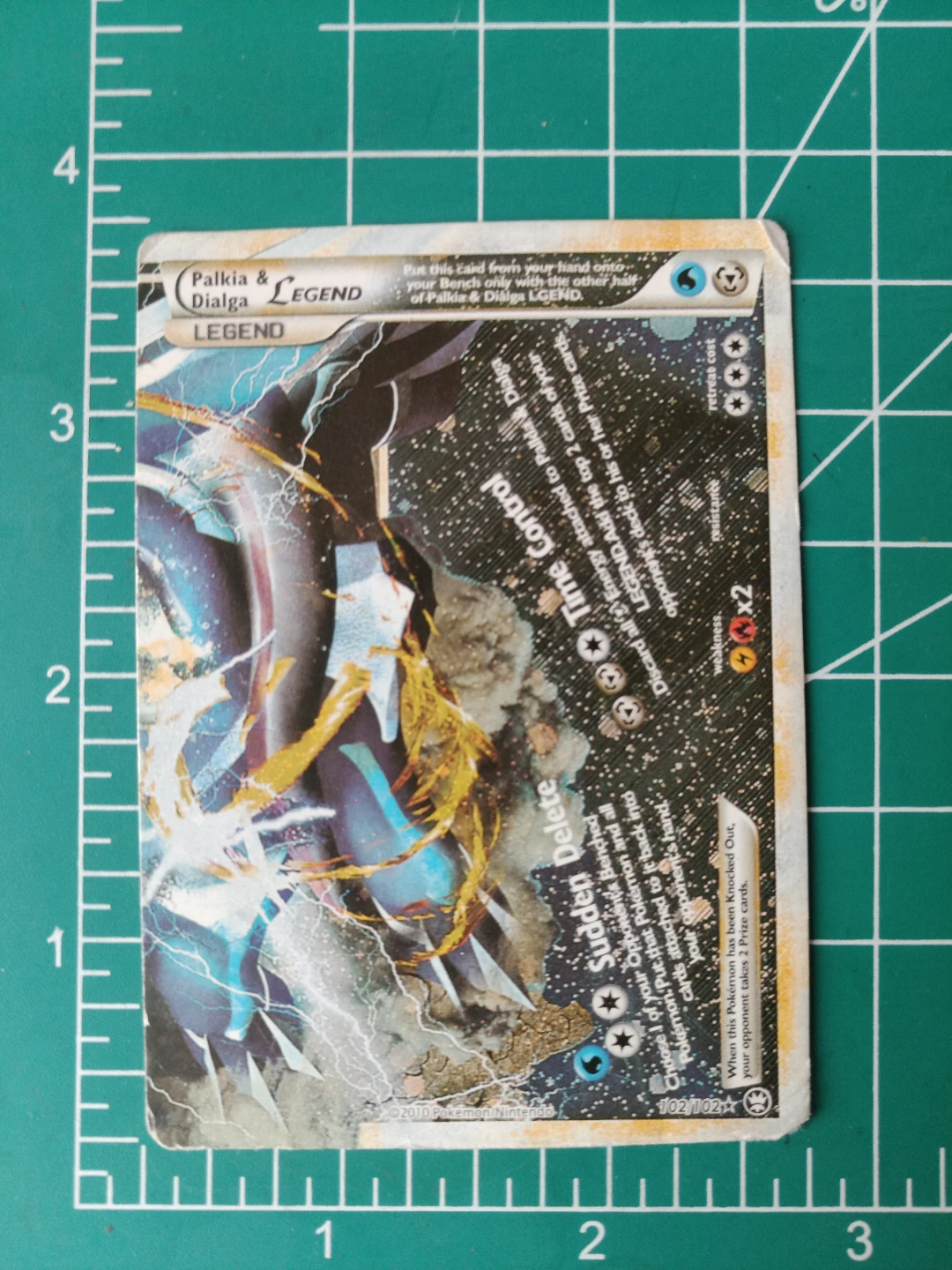 Pokemon Palkia & Dialga LEGEND Card