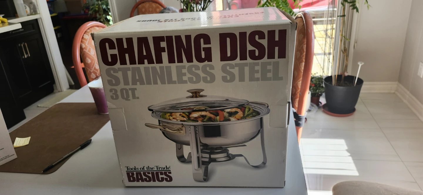 Chafing Dish stainless steel 3QT