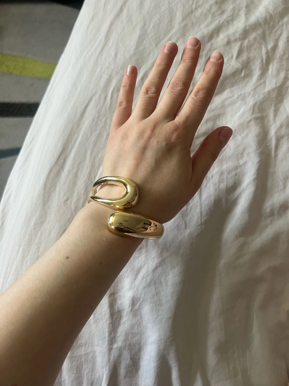 Gold Open Cuff Bracelet - photo 2