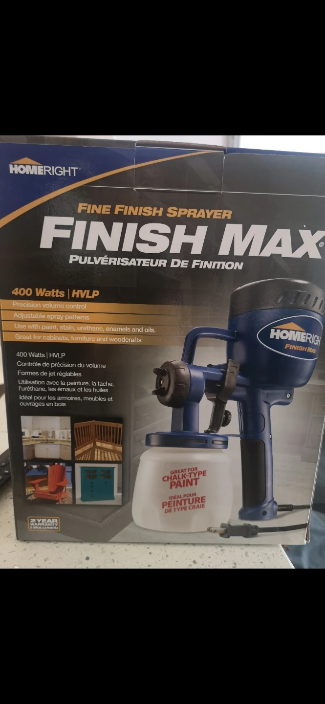 Hom- ite Fine Finish Max HVLP Sprayer