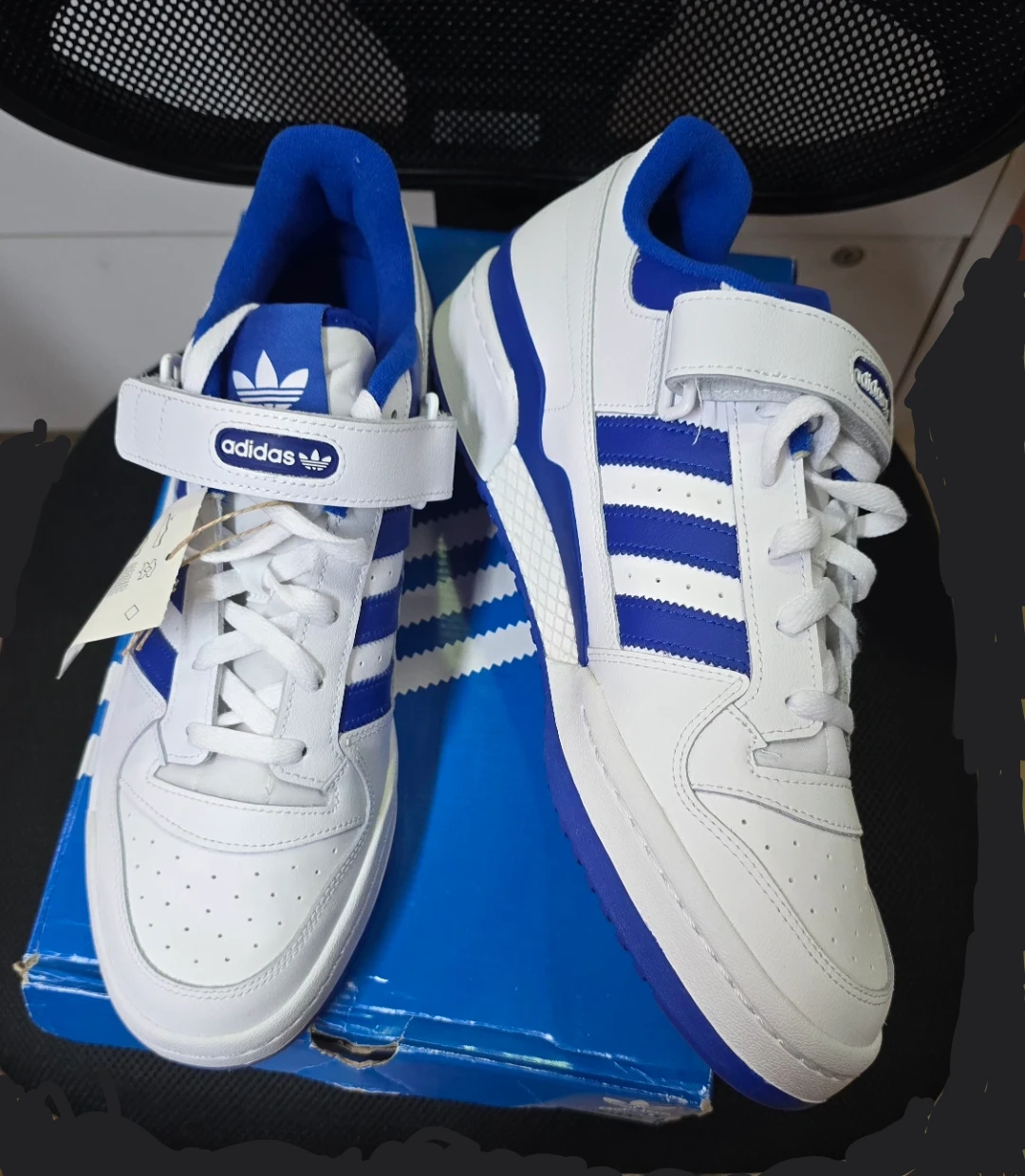 Brand new Adidas Forum Low Blue White in box for sale $129 - photo 5