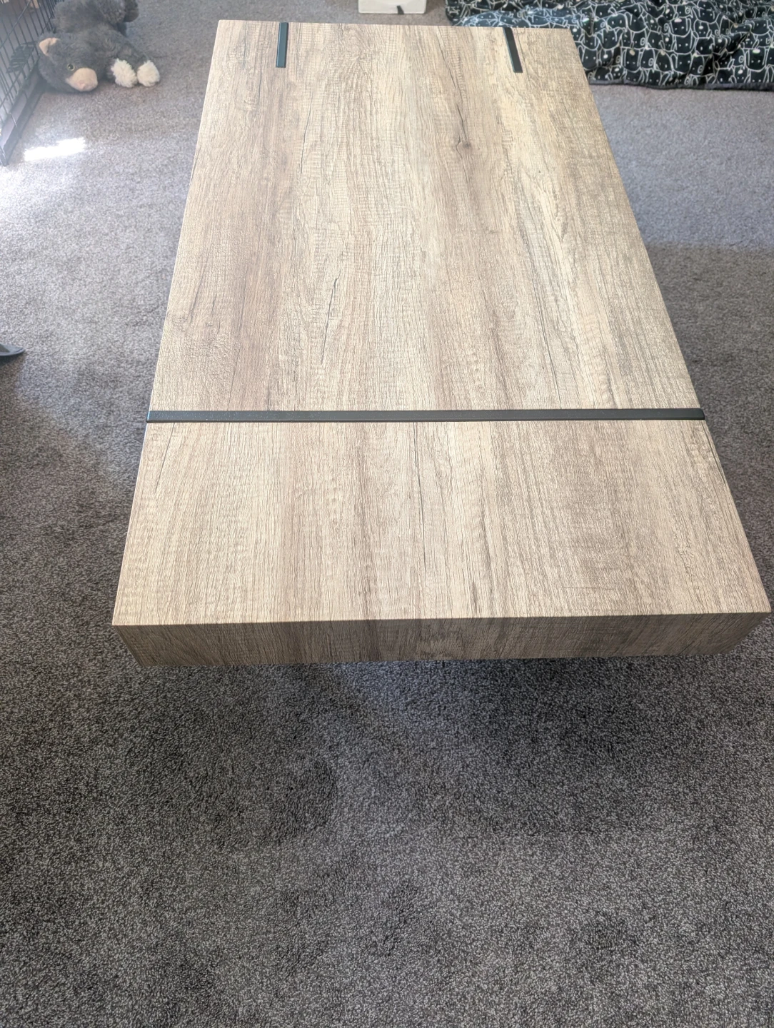 Calvin 43" Coffee Table - Beige - photo 2