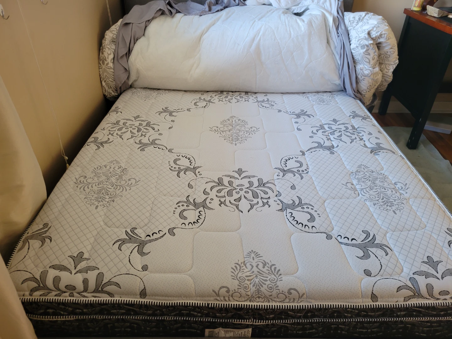 Grey Tufted Headboard - photo 3