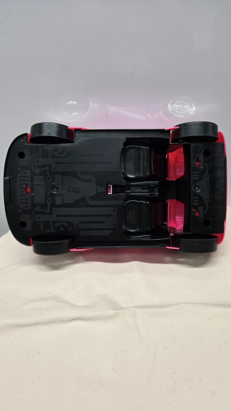 Barbie Pink Glitter Convertible Toy Car - photo 5