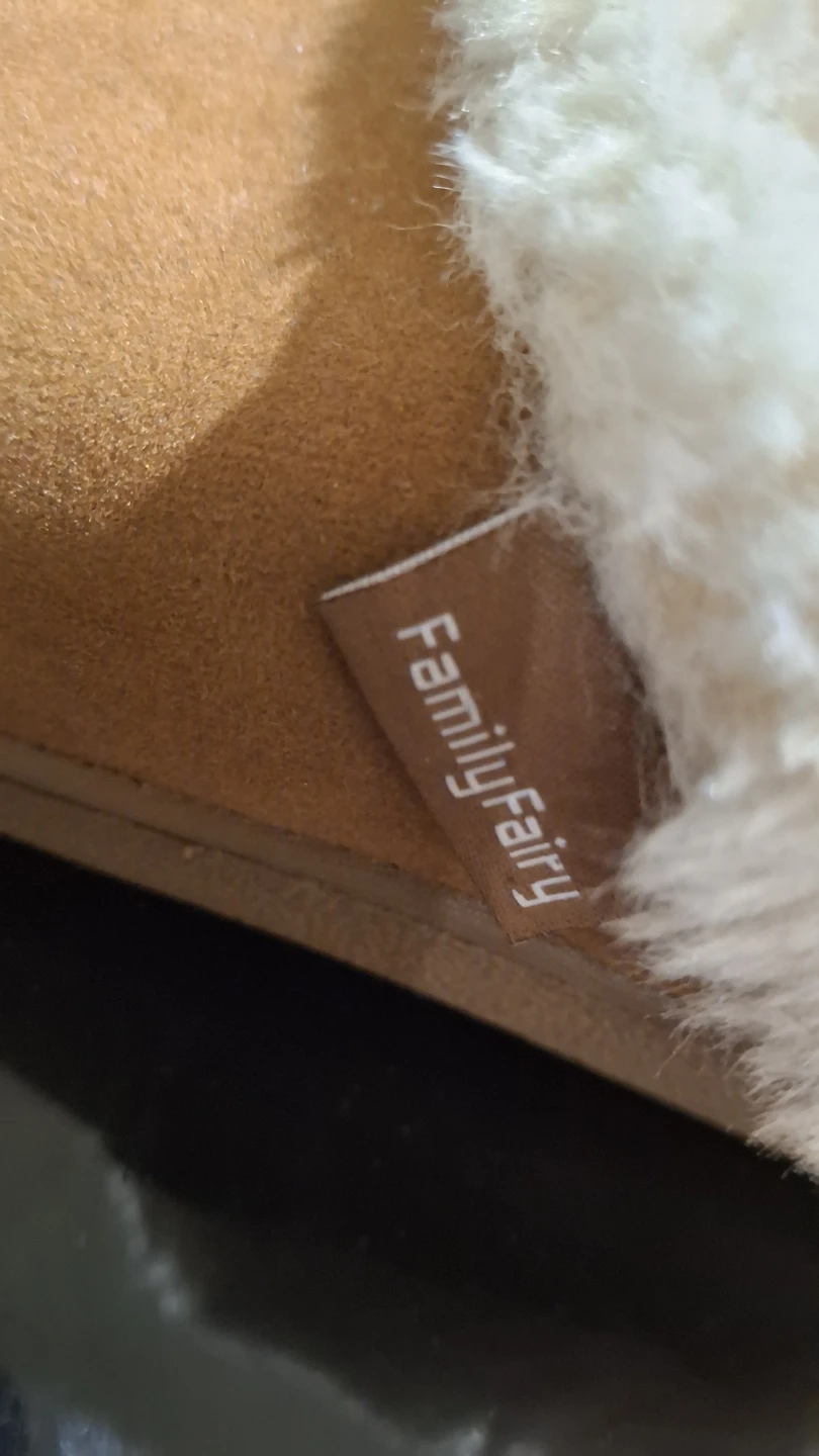 Tan Suede Slippers -   size 5-6 - photo 3