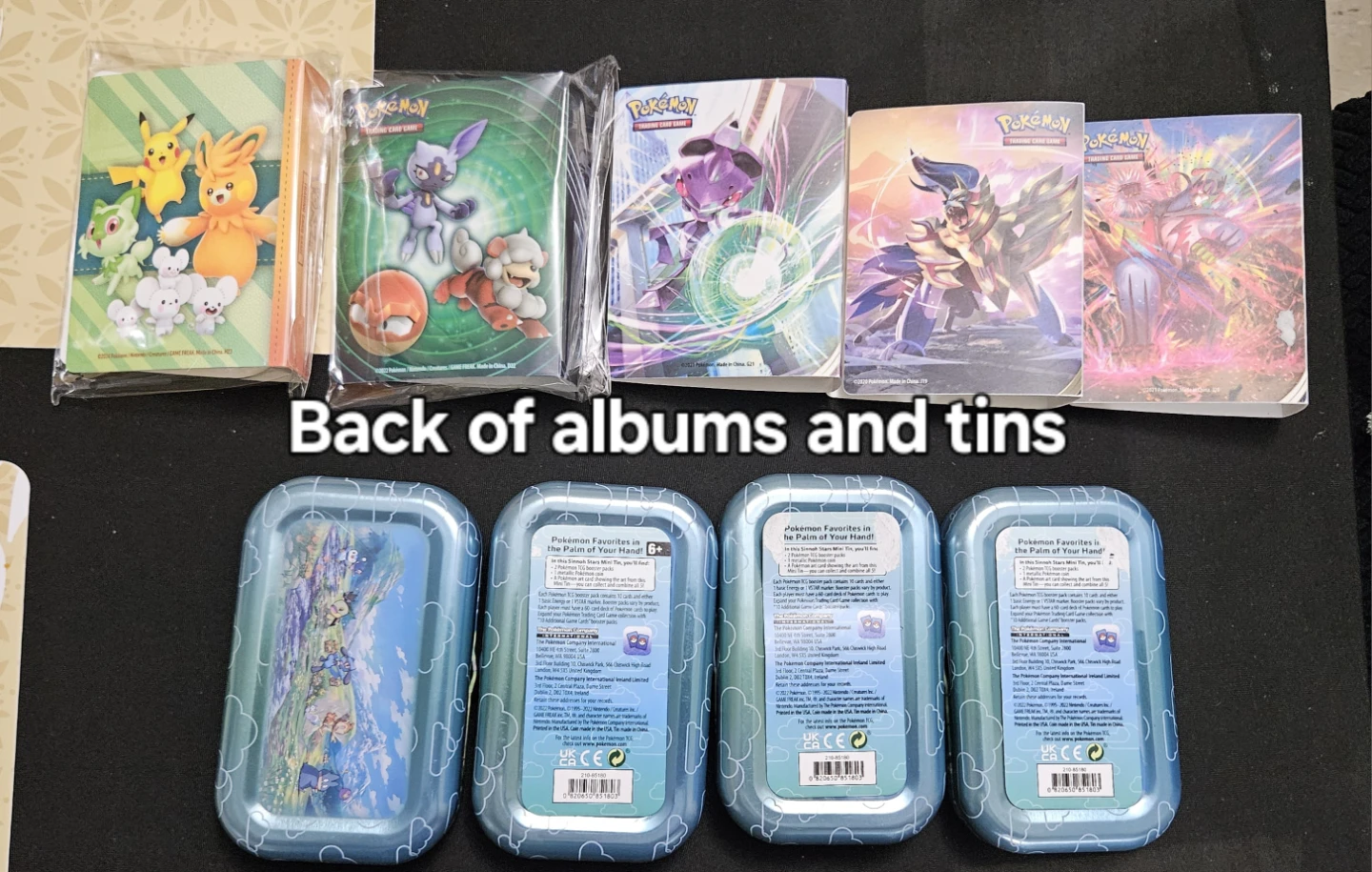 Pokemon Trading Card Game Albums and Empty Tins - photo 2