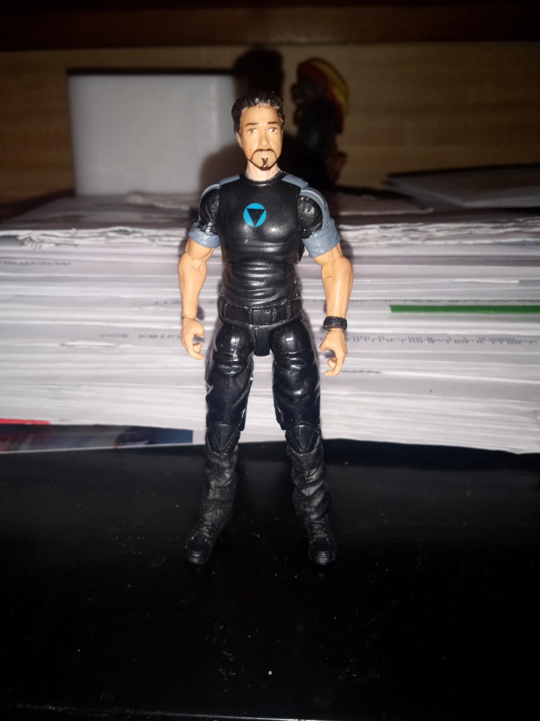 Super Rare Tony Stark "Iron Man"Mark VII Action Figure - photo 3