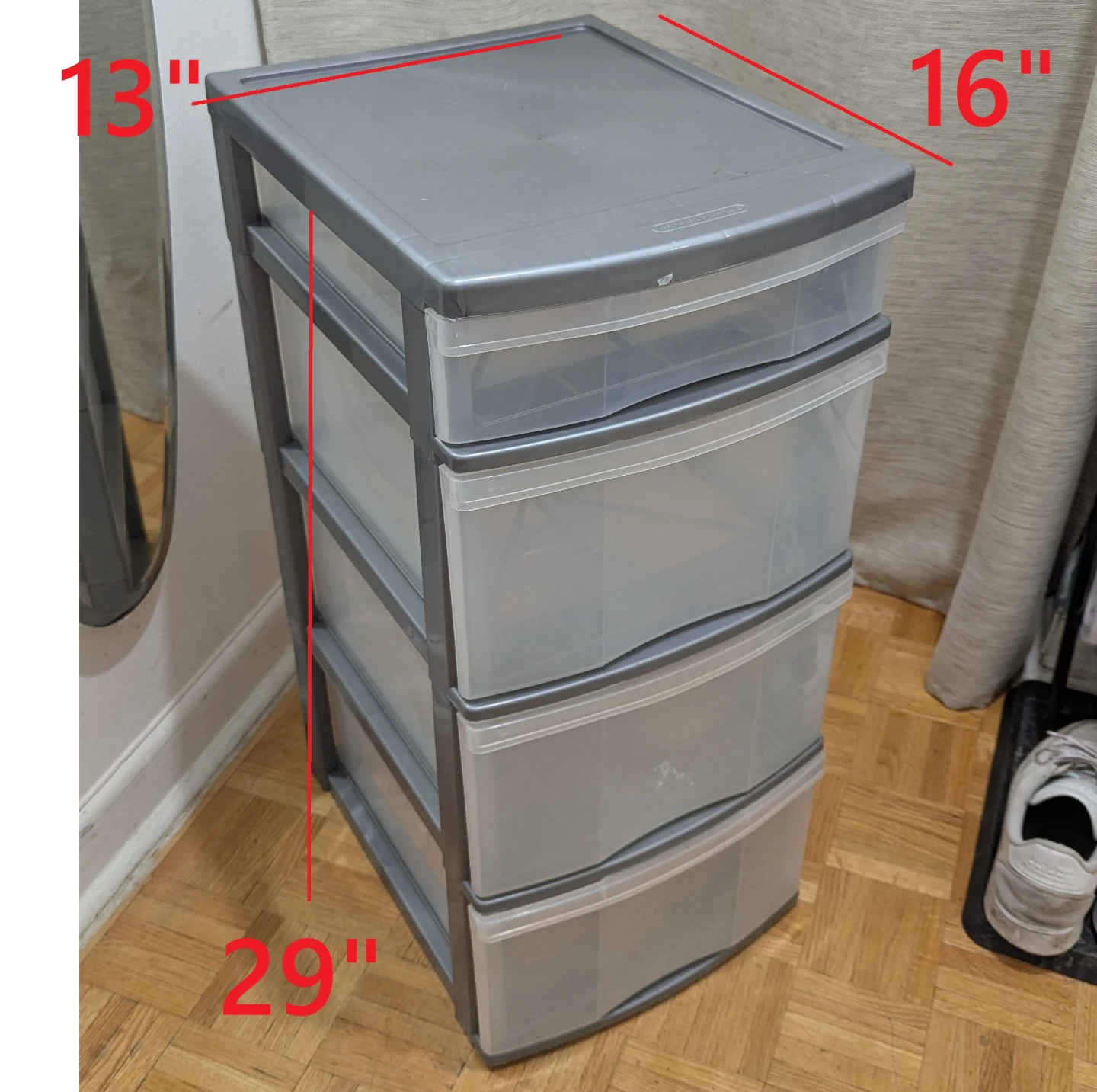 4-Tier Storage Organize Stand Shelf Unit Rack