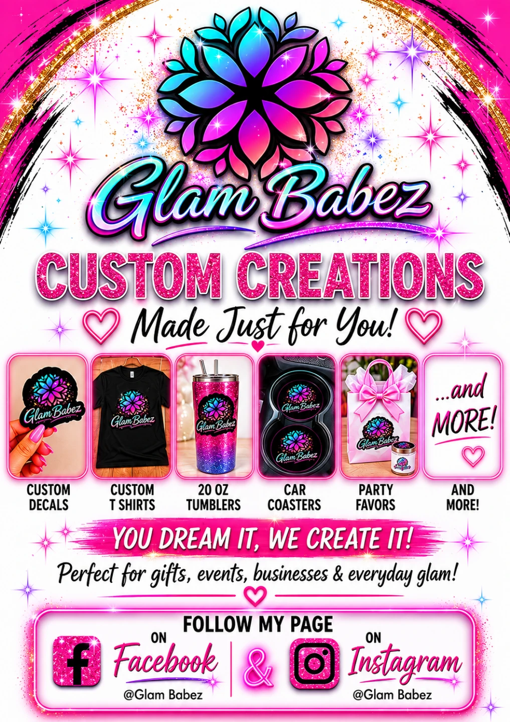 Custom Decals, Shirts, Tumblers and More