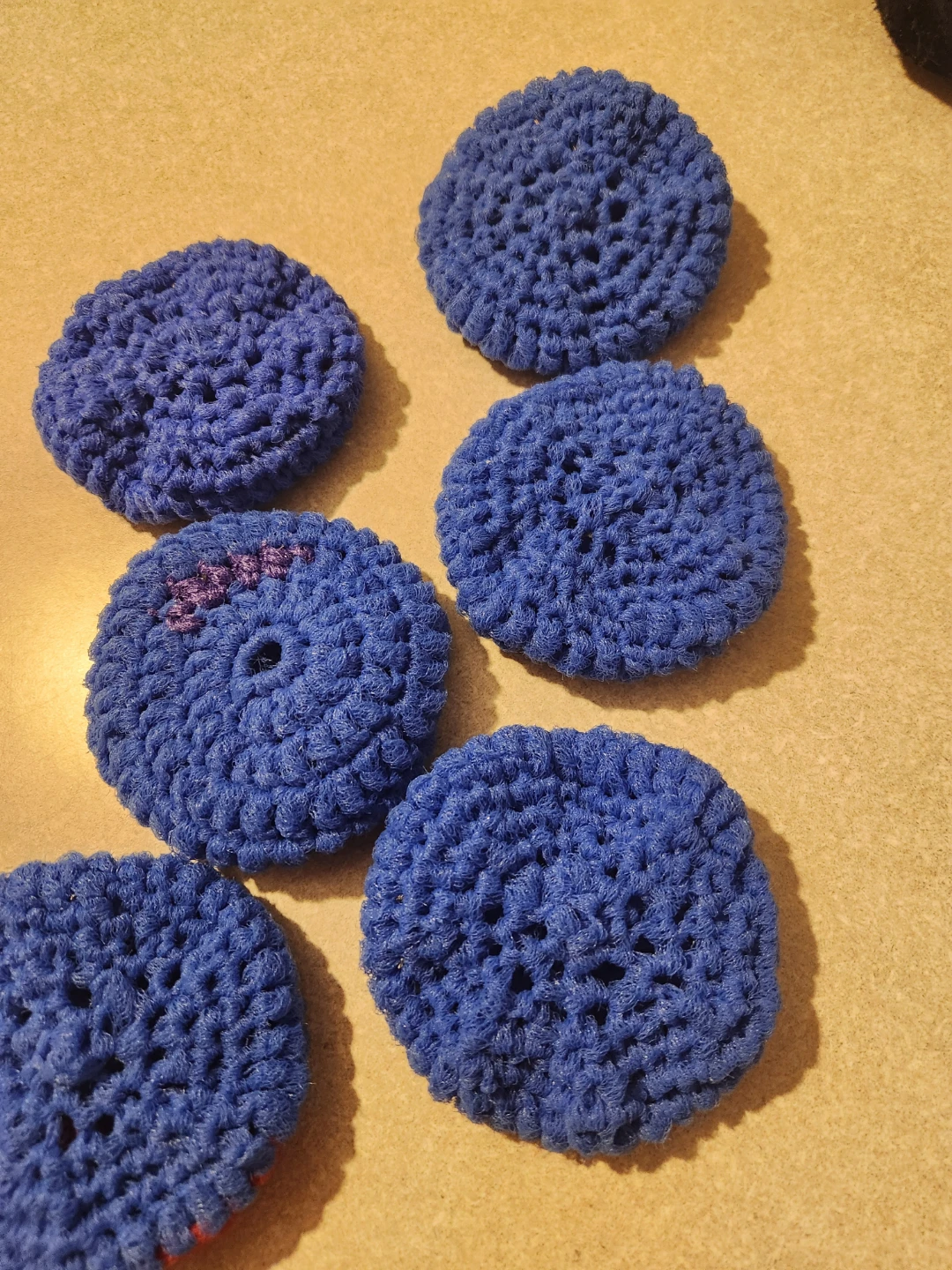 Hand-knitted Socks, Mittens, and Scrubbies