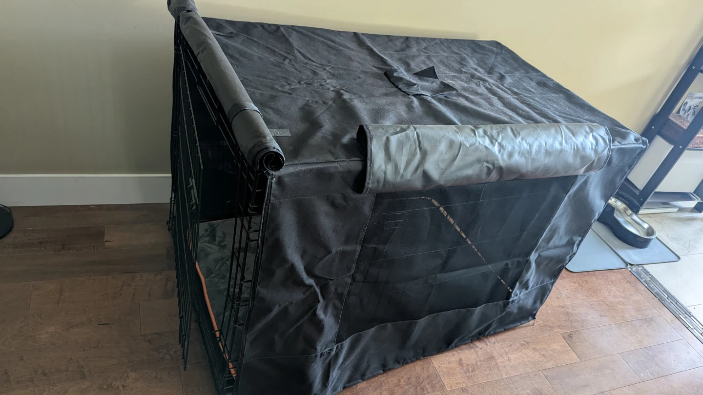 XL Wire Dog Crate with Cover and Bed - photo 3