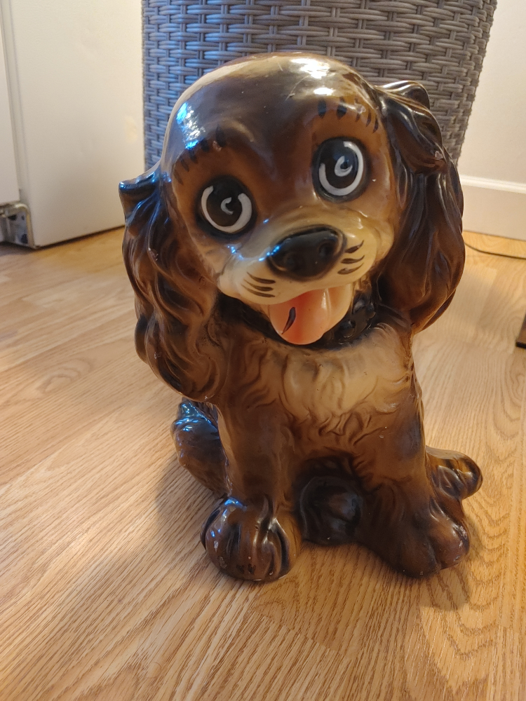 Vintage Doggy Coin Bank
