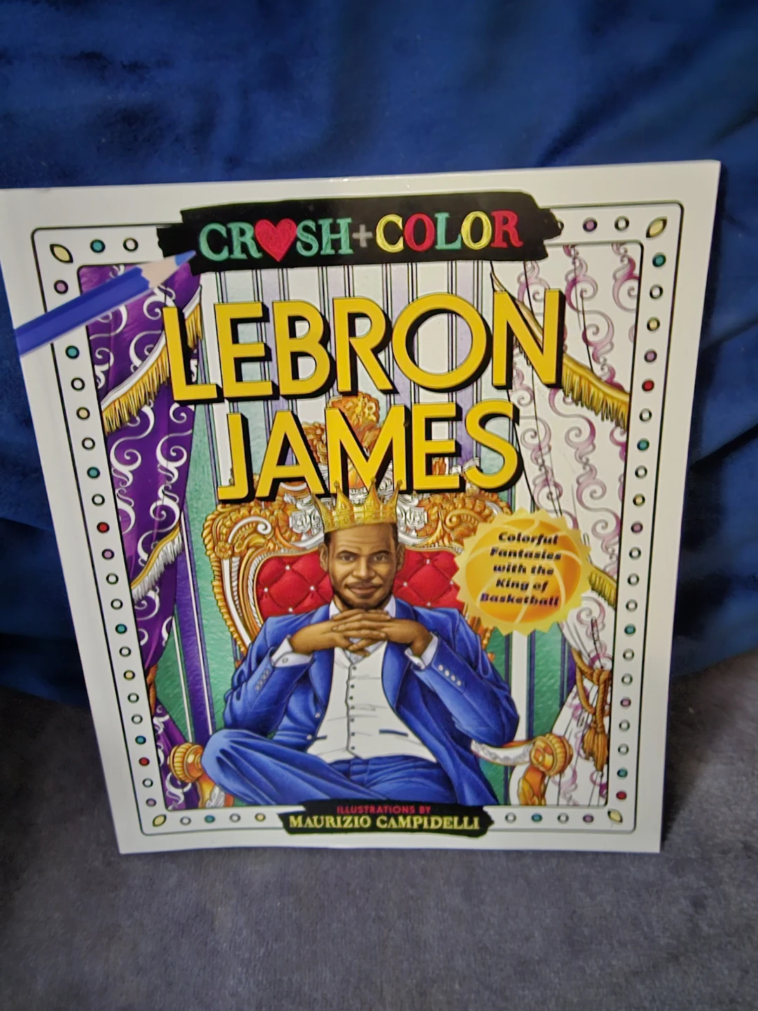 Crush + Color Lebron James Coloring Book
