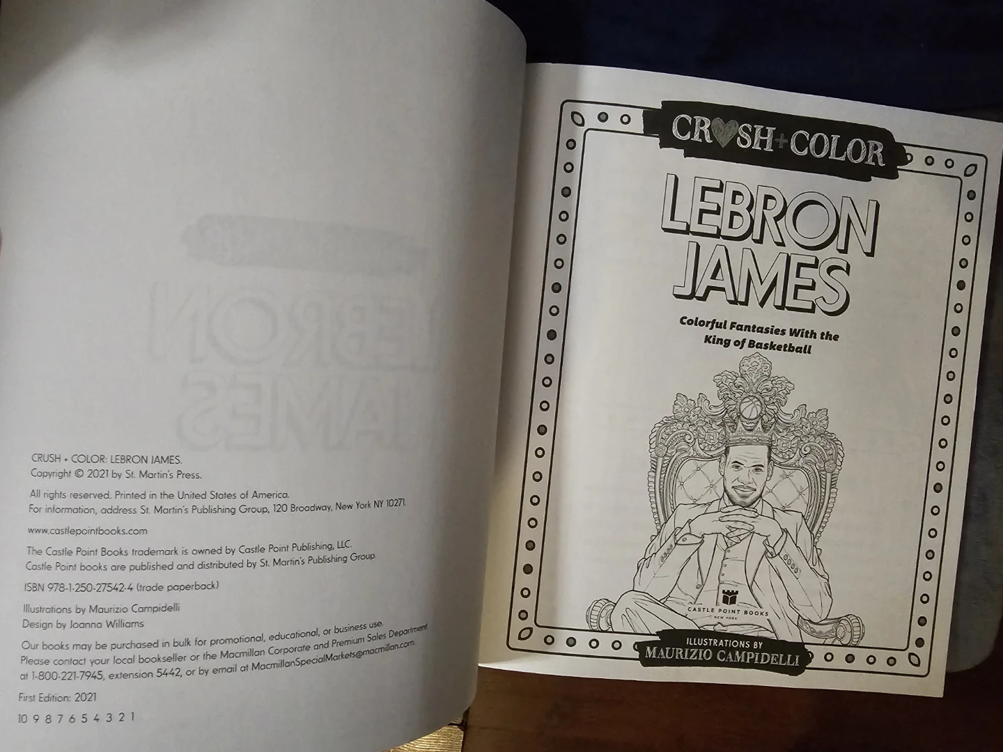 Crush + Color Lebron James Coloring Book - photo 2