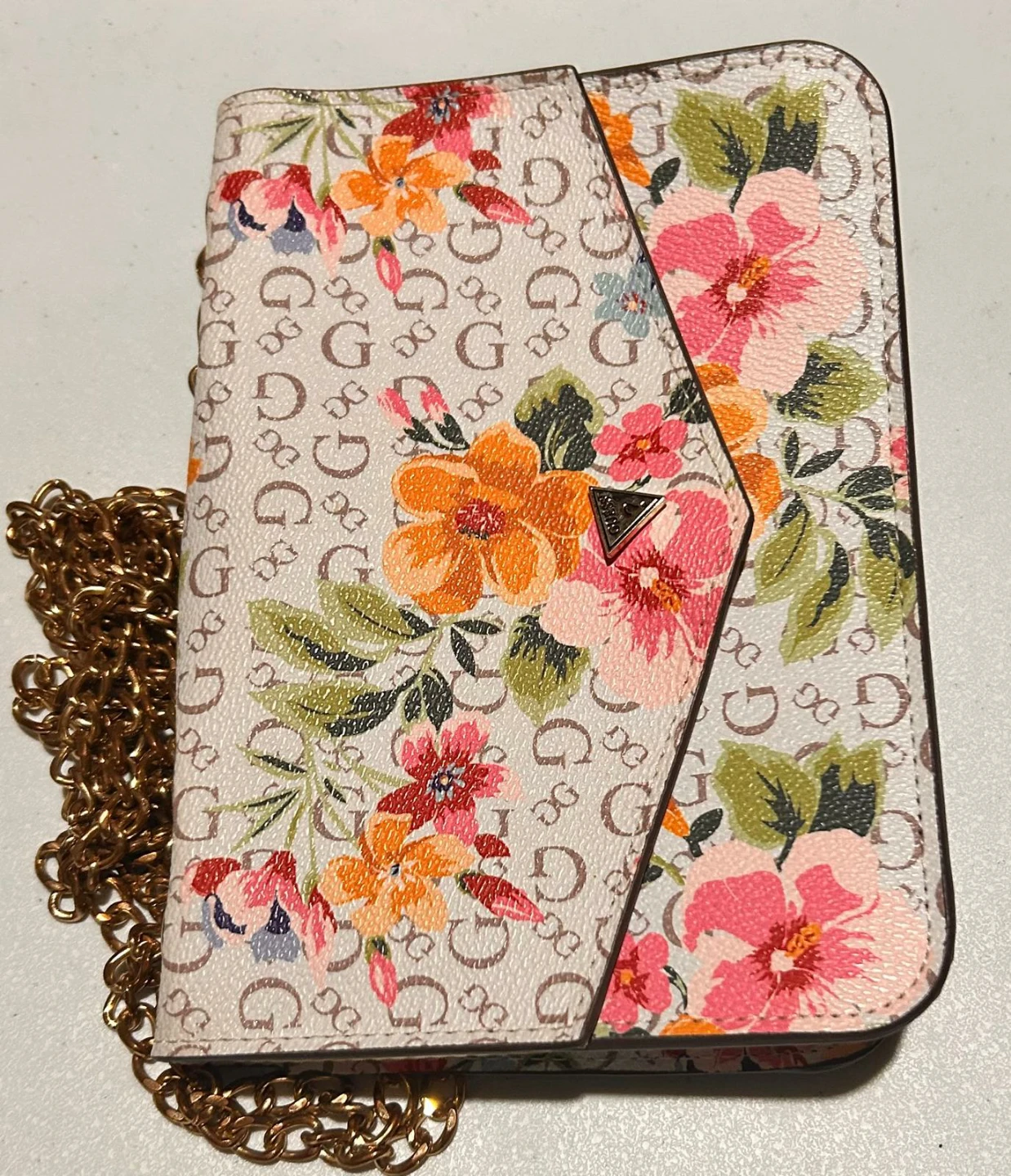 Guess Floral Wallet with Chain - photo 2