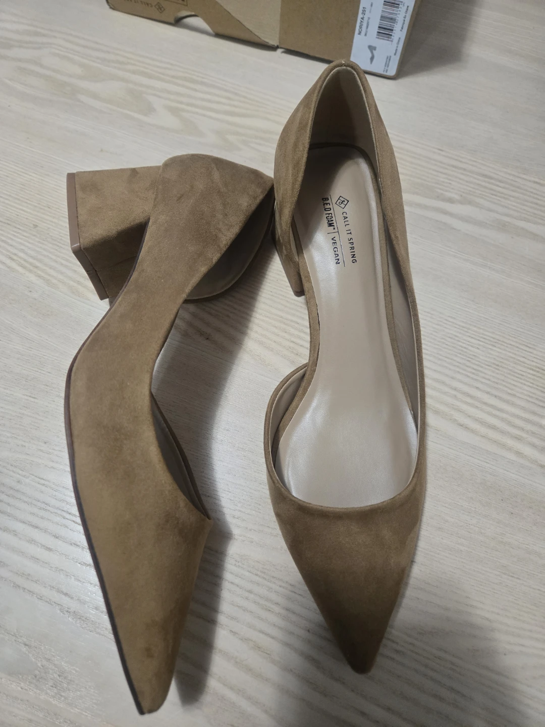 Call It Spring Brown Suede D'Orsay Heels - photo 3