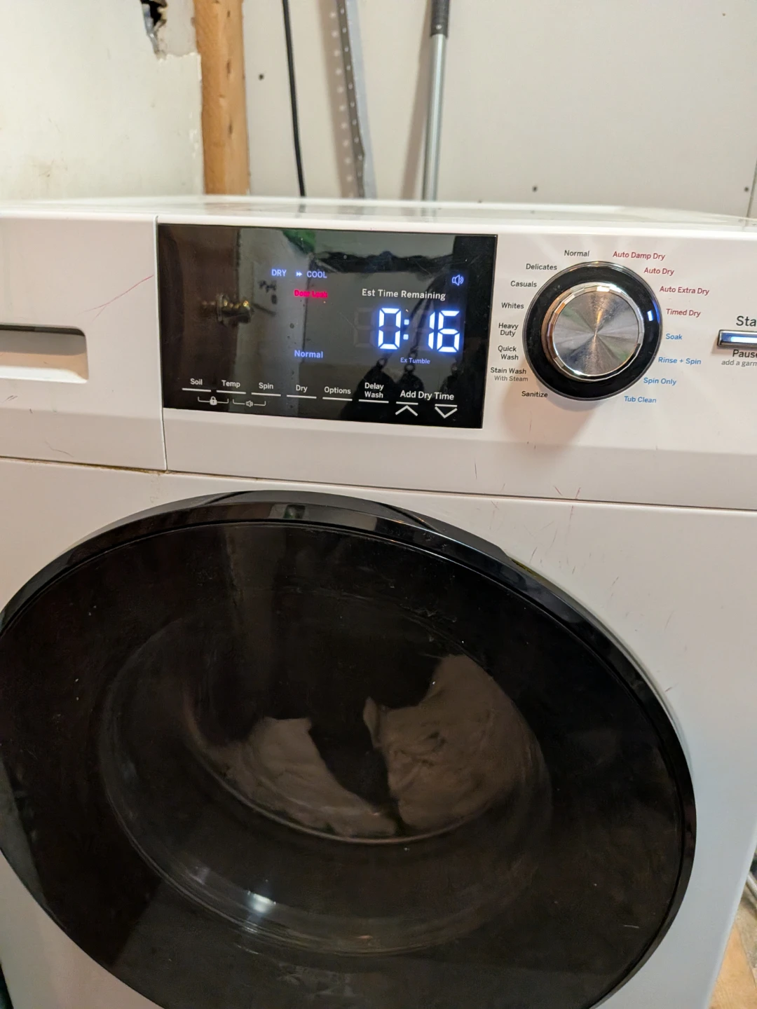 GE 24" Front Load Washer/Condenser Dryer Combo - White - photo 2