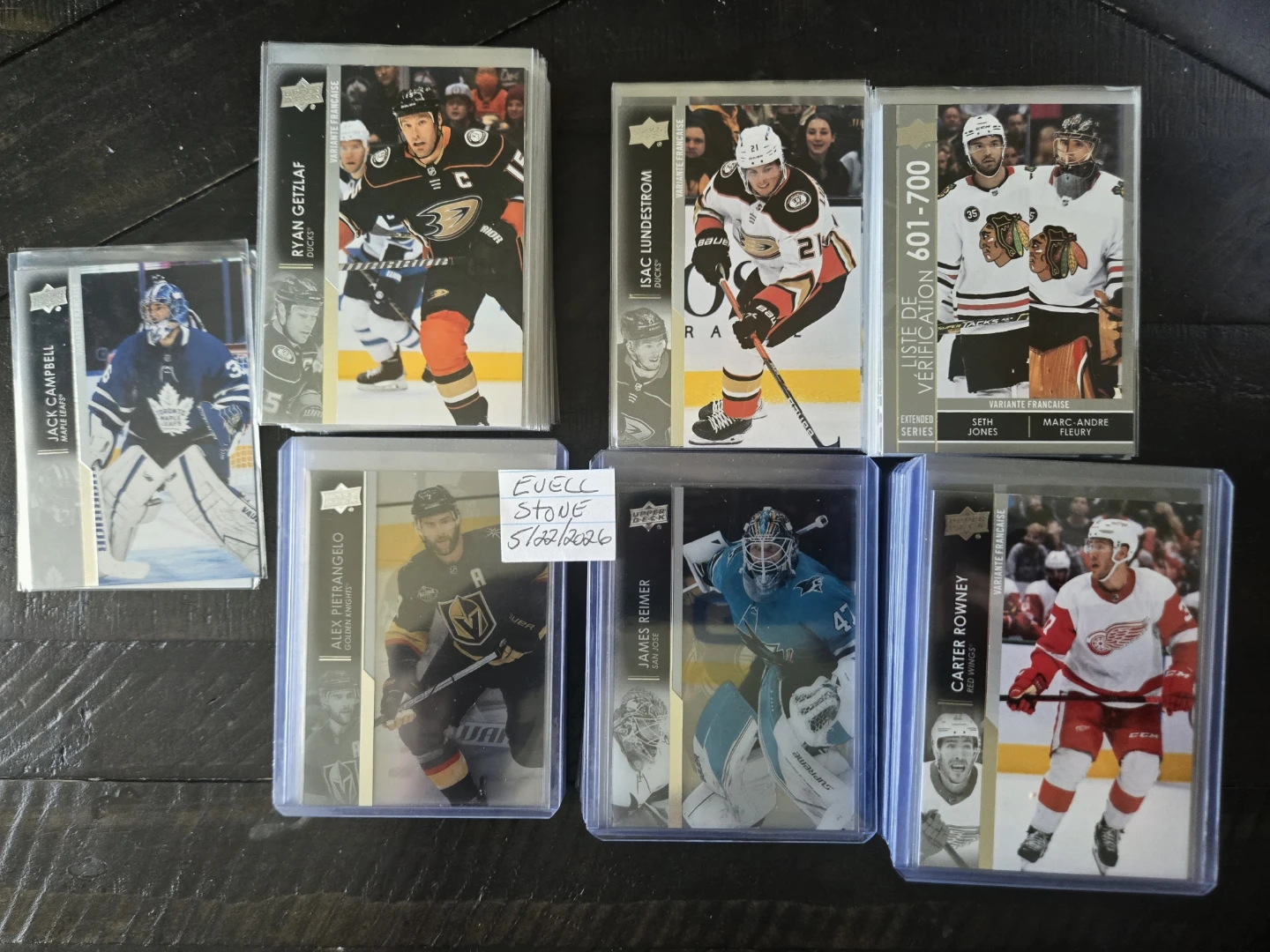 Assorted Upper Deck Hockey Cards