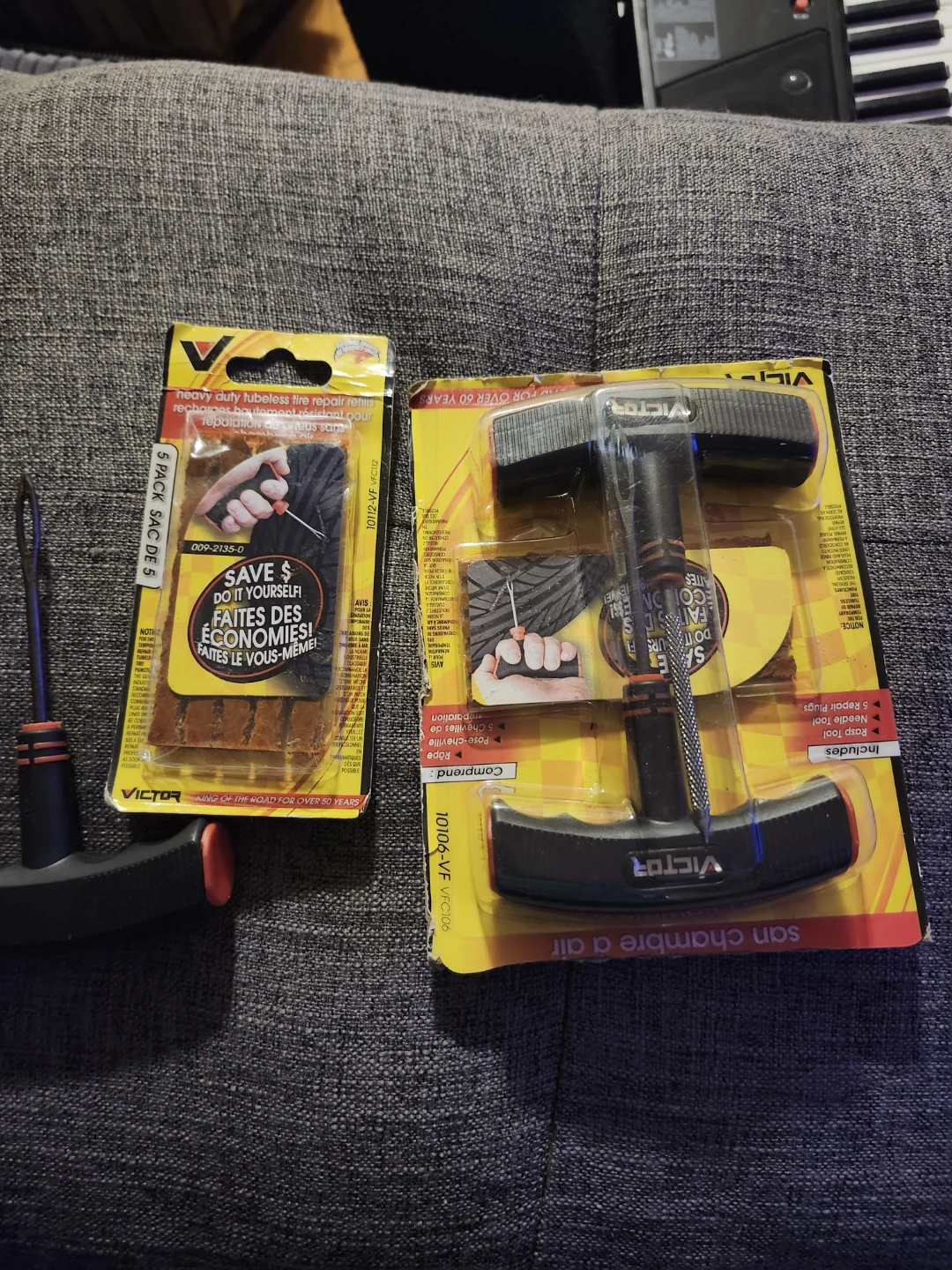 Victor Heavy Duty Tubeless Tire Repair Kit - 5 Pack