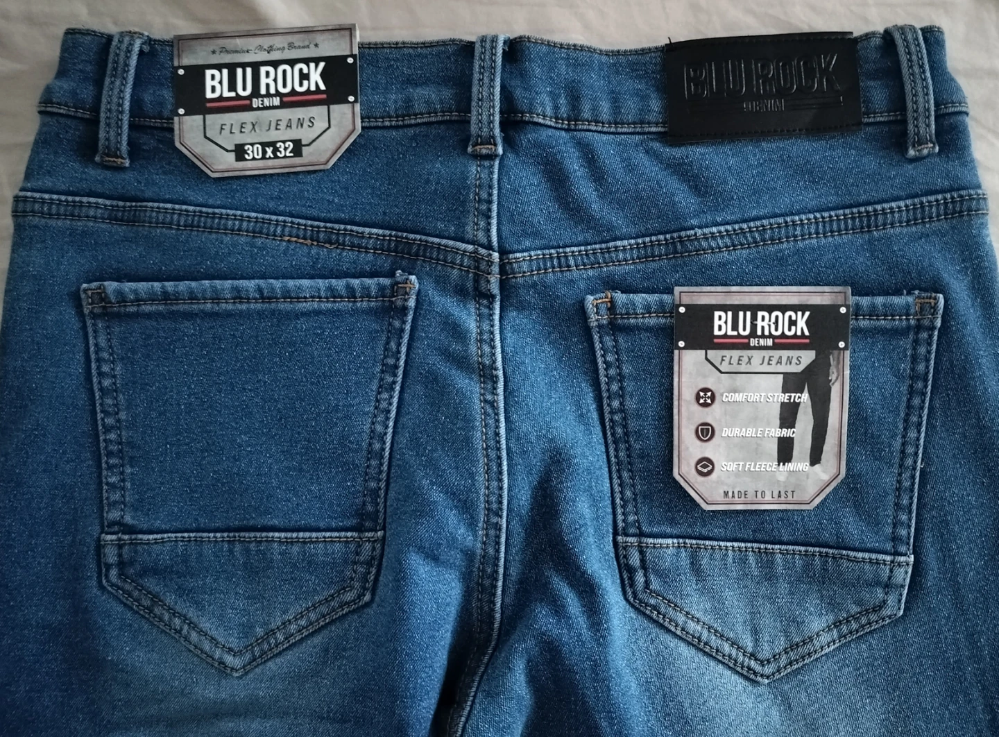 Blu Rock Men's Flex Jeans 30x32 Fleece Lined - photo 2