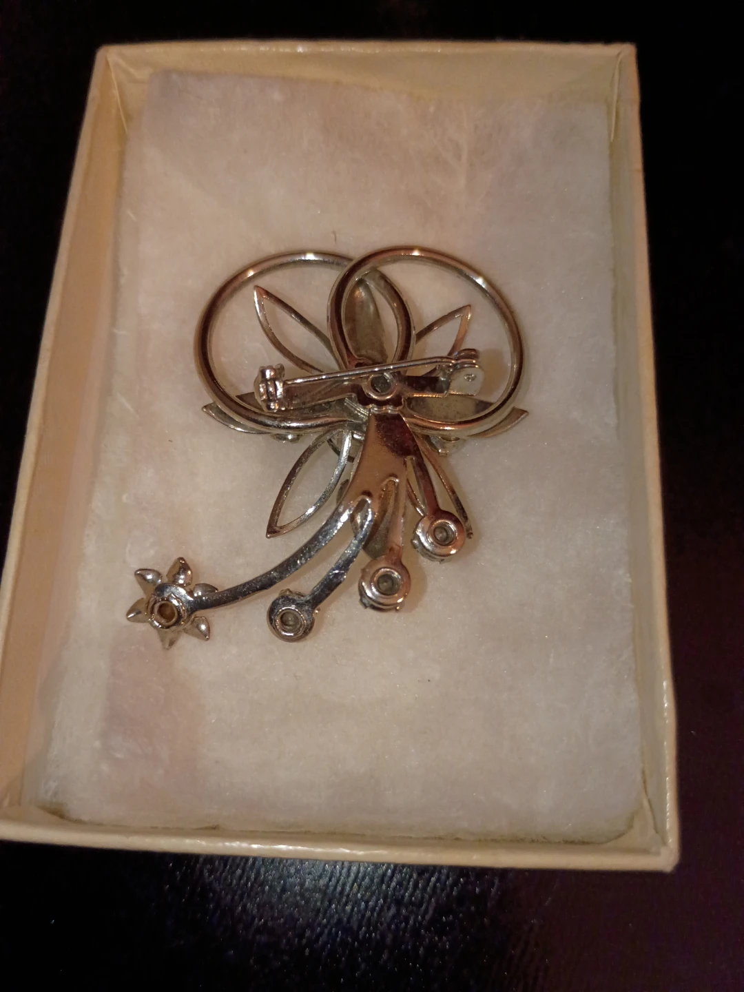 Vintage Brooch with Rhinestones - photo 2