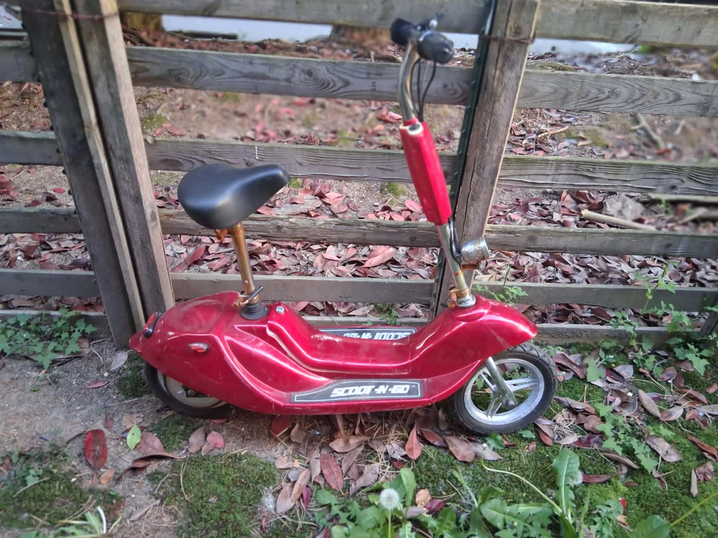 Red Scoot-N-Go Electric Scooter