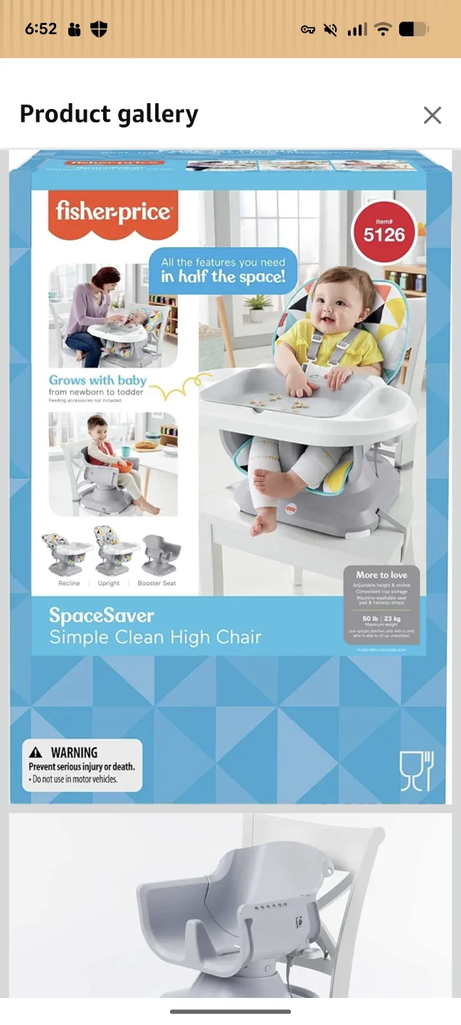 Fisher-Price SpaceSaver Simple Clean High Chair