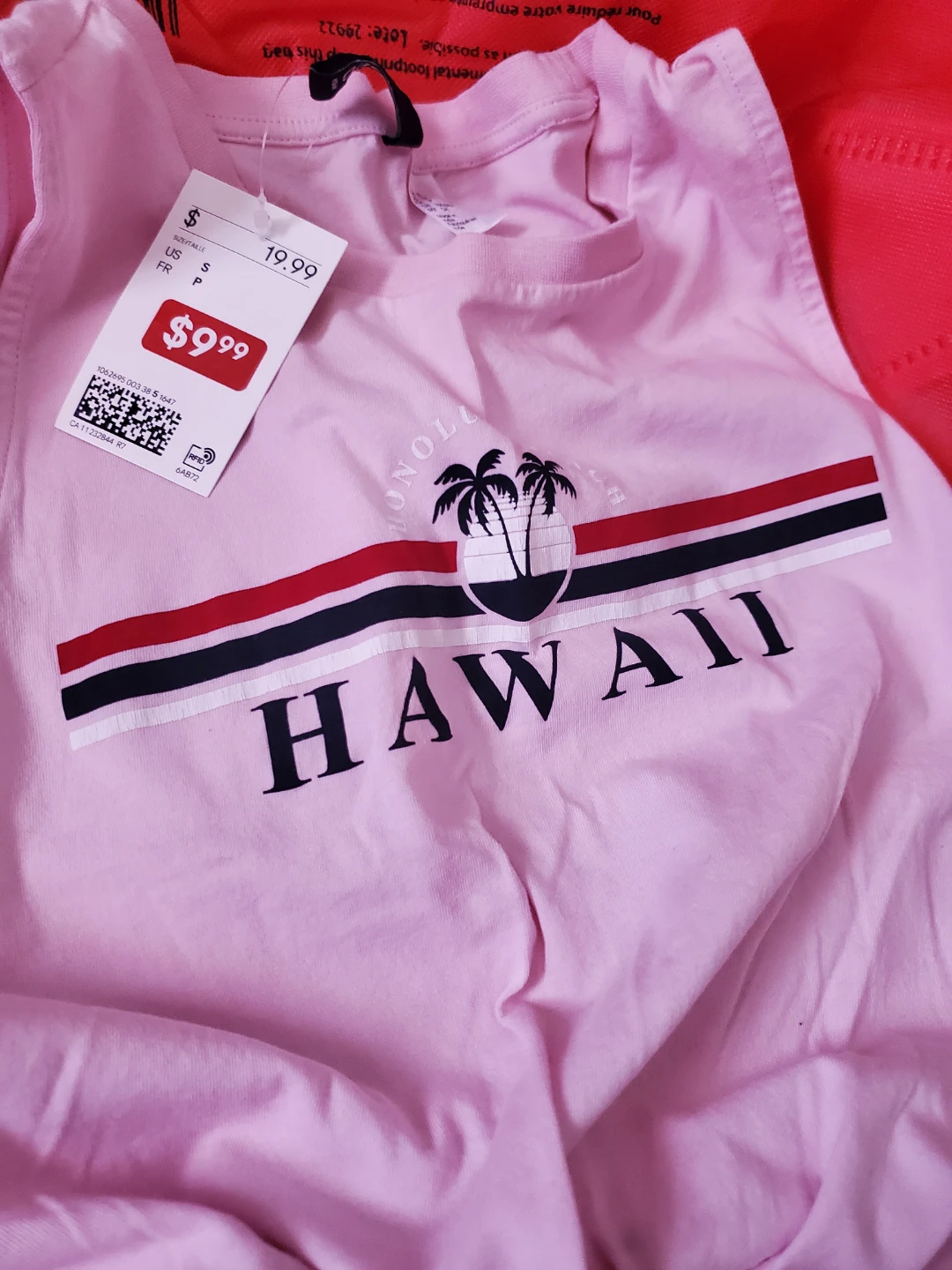 Brand new H&M Hawaii Top - Pink - Size S - photo 2