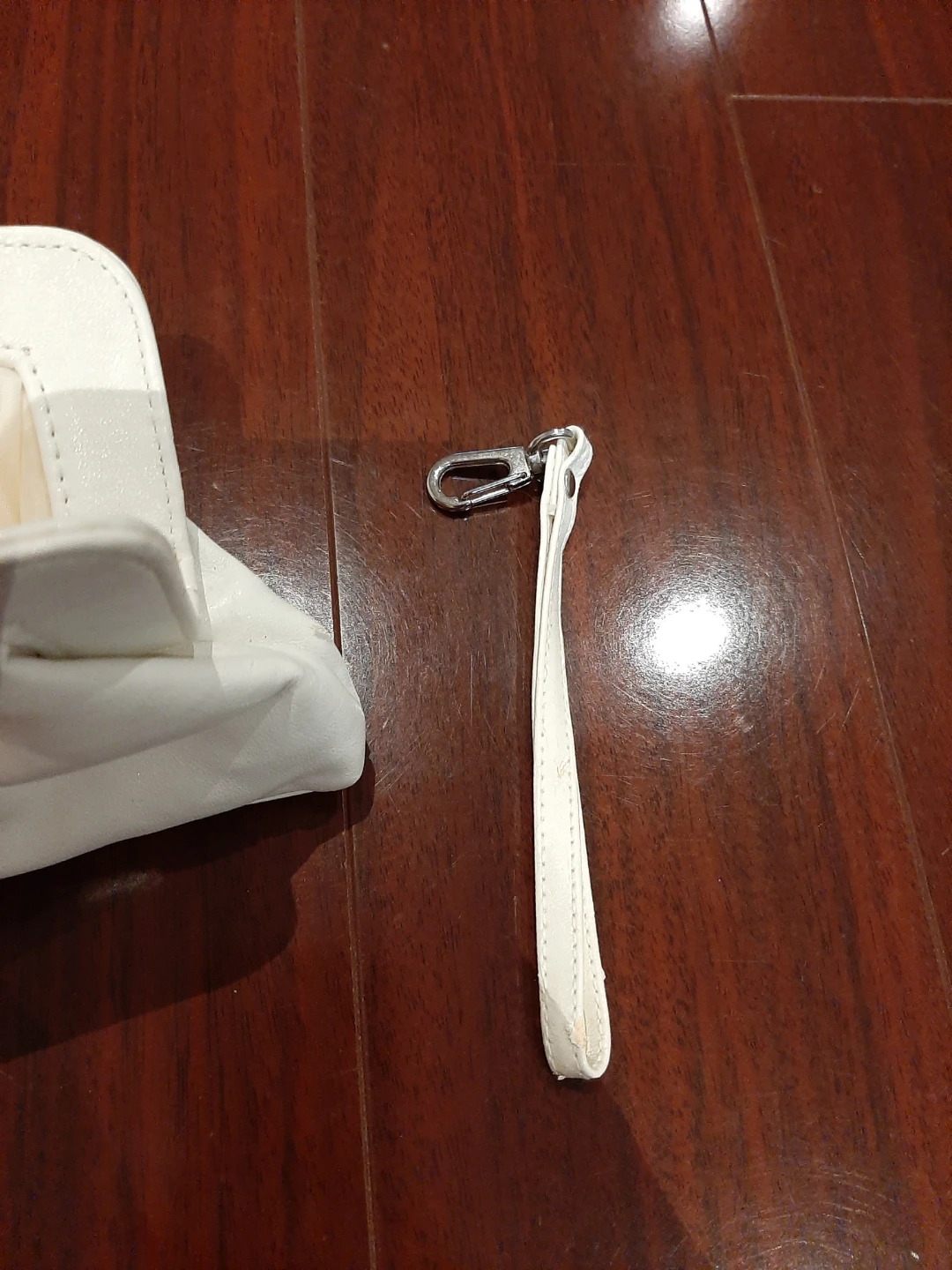 White Aldo Clutch with Wrist Strap - photo 2