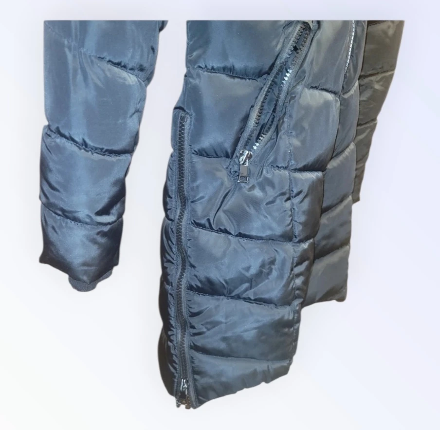Bebe Puffer Winter Coat - Black, Size S/P - photo 3