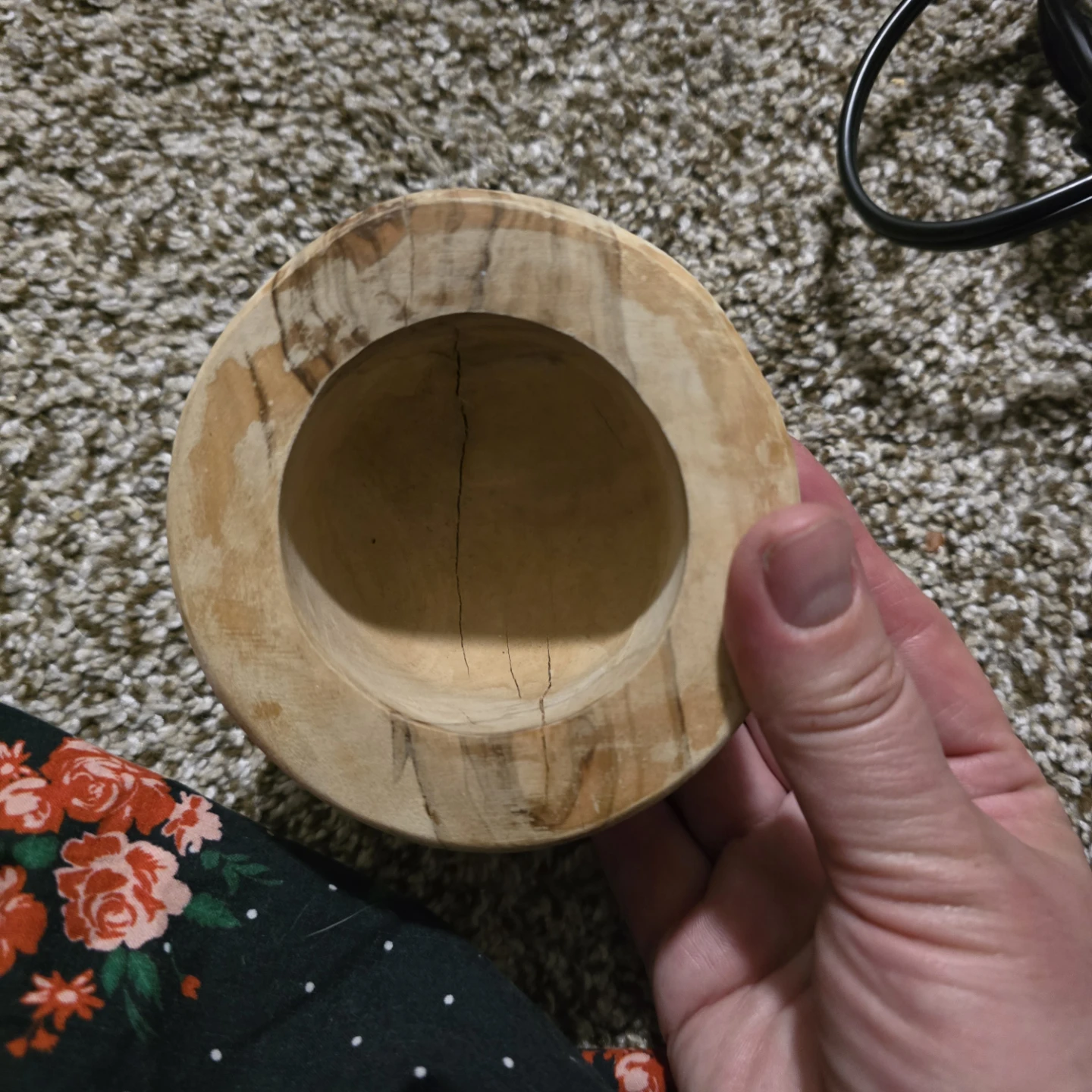 Wooden Mortar Bowl