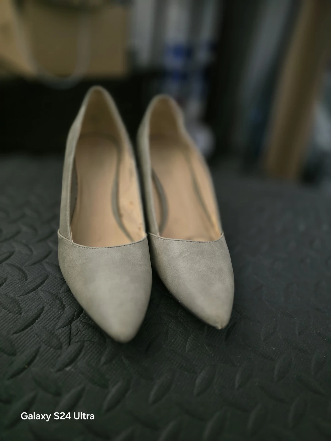 Simply Styled Grey Wedge Heels Size 9