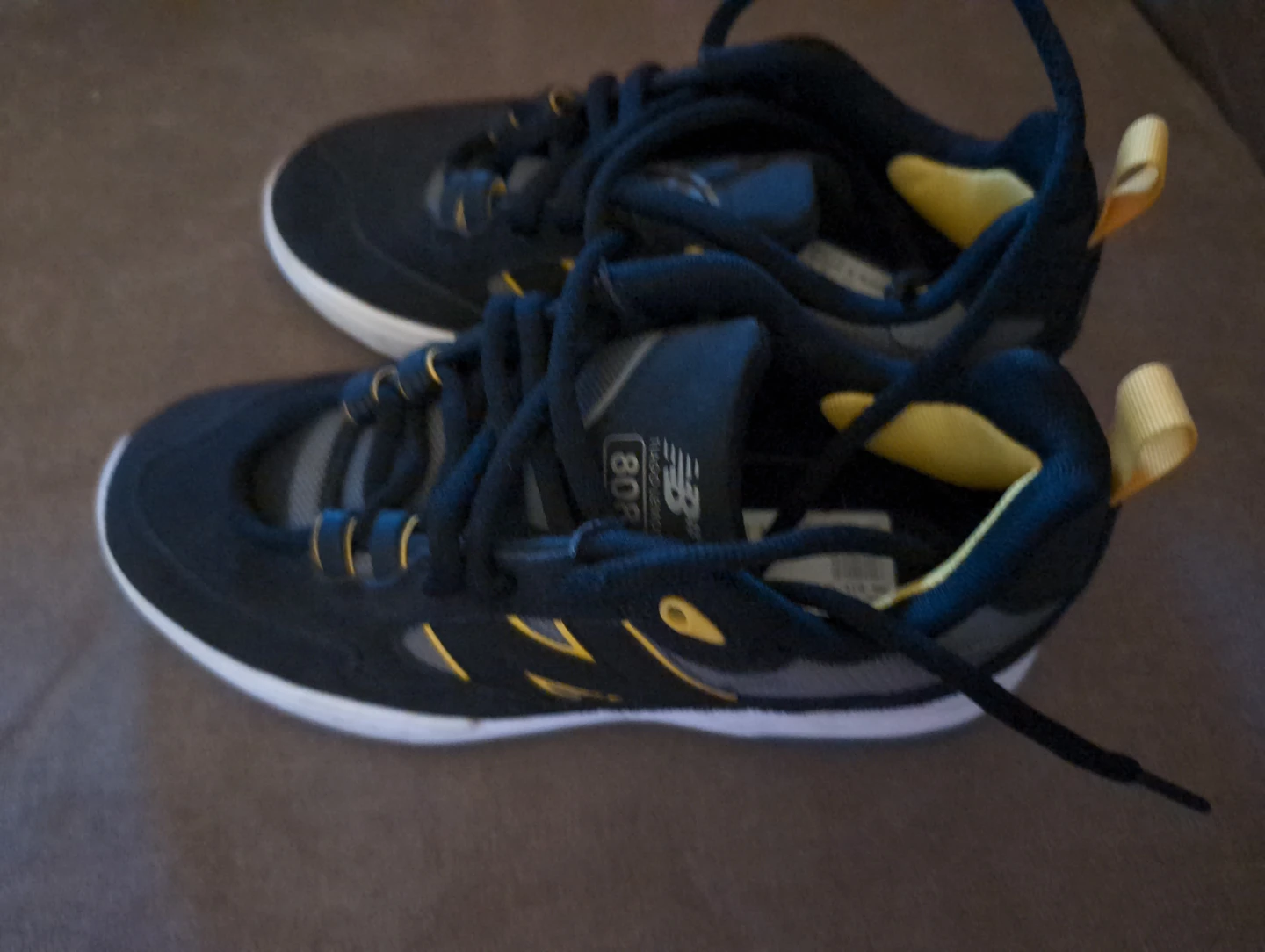 New Balance 808 Black & Yellow Running Shoes