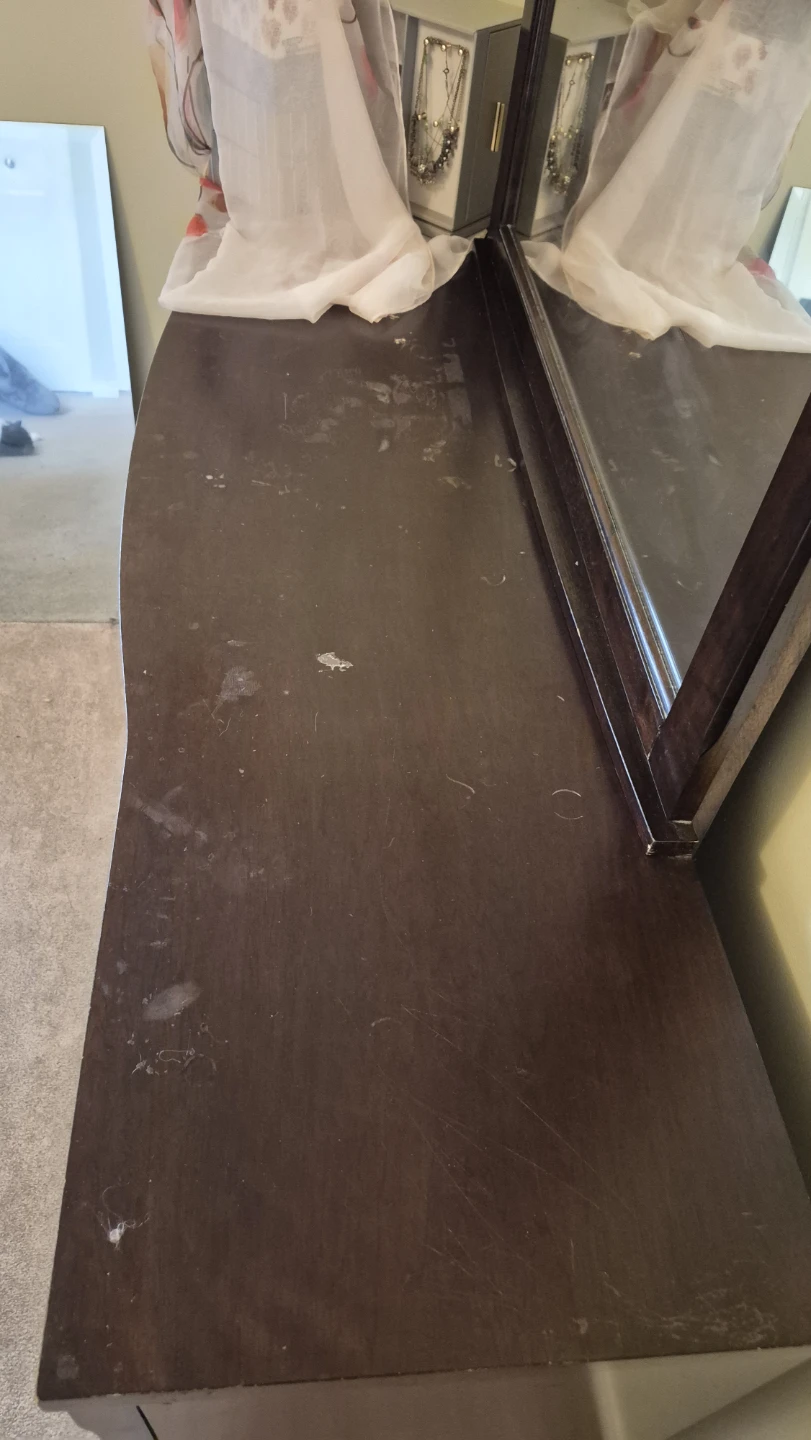 Dark Brown Dresser and 2 Nightstands Set - photo 4