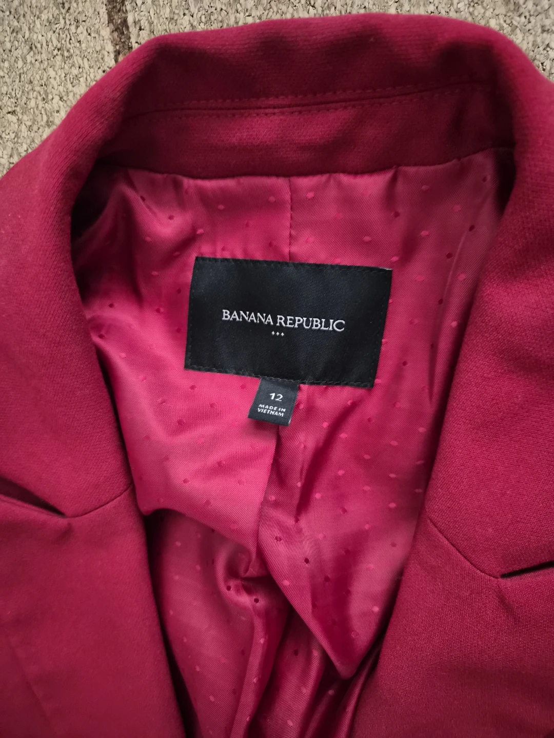 Banana Republic Red Blazer and Skirt Set - Size 12 - photo 2