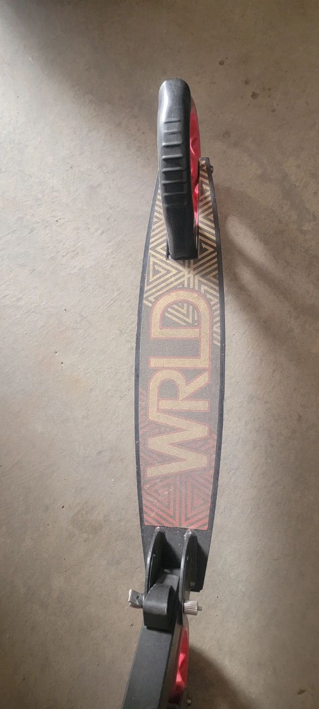 WRLD Folding Scooter with Red Wheels - photo 3